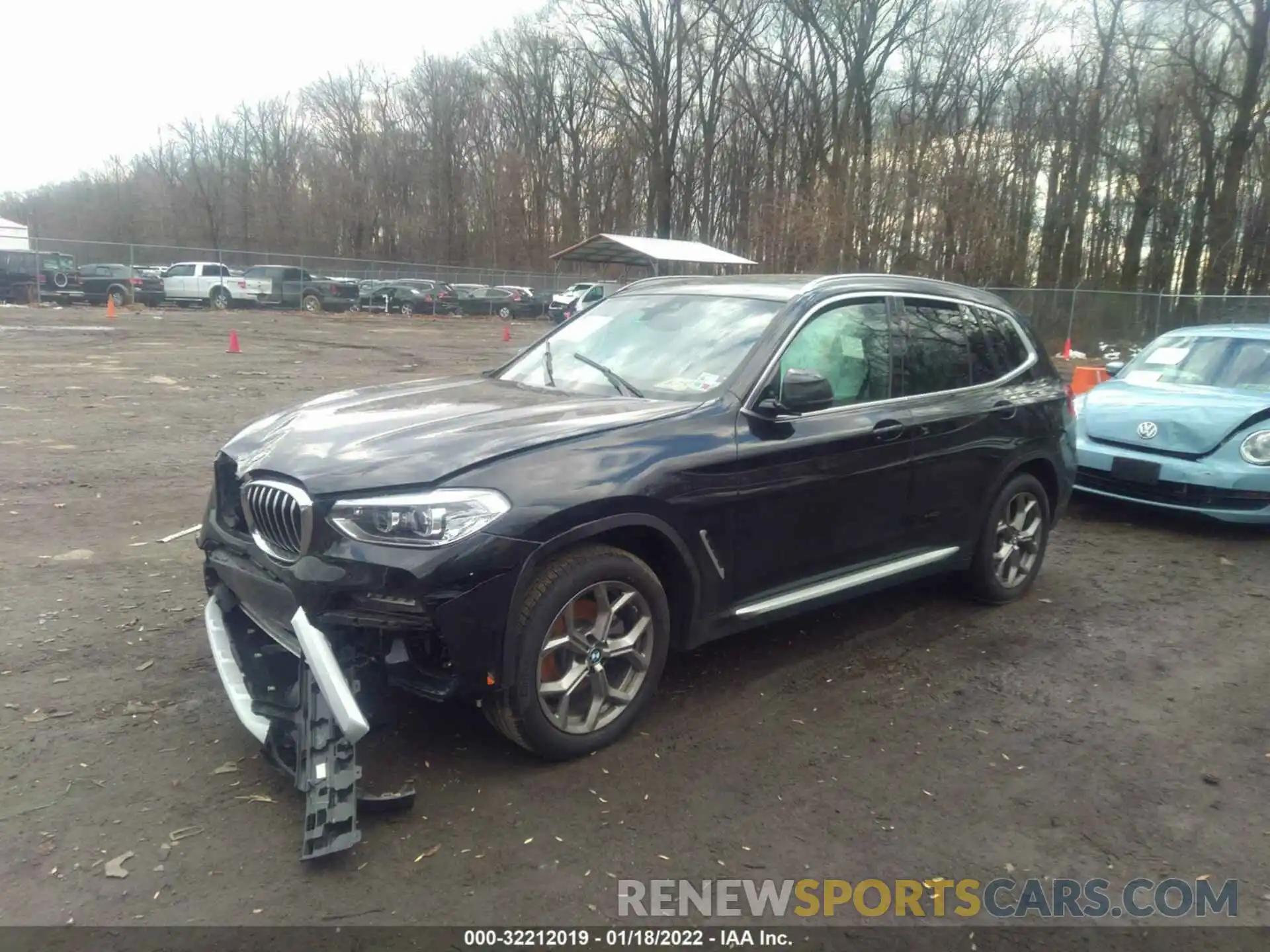 2 Photograph of a damaged car 5UXTY3C00M9G49321 BMW X3 2021