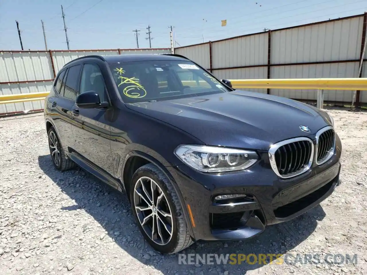 1 Photograph of a damaged car 5UXTY3C01M9D73134 BMW X3 2021