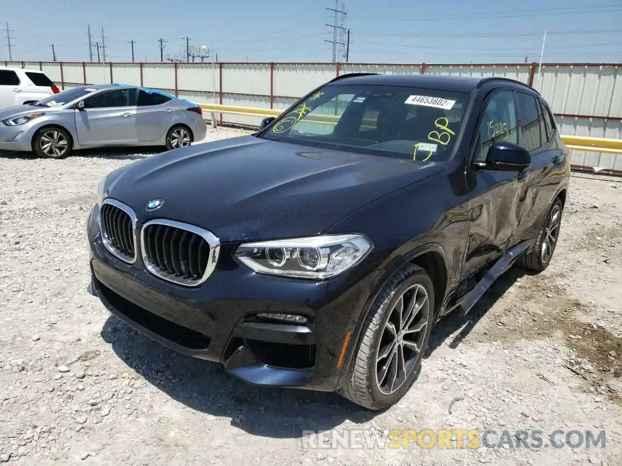 2 Фотография поврежденного автомобиля 5UXTY3C01M9D73134 BMW X3 2021