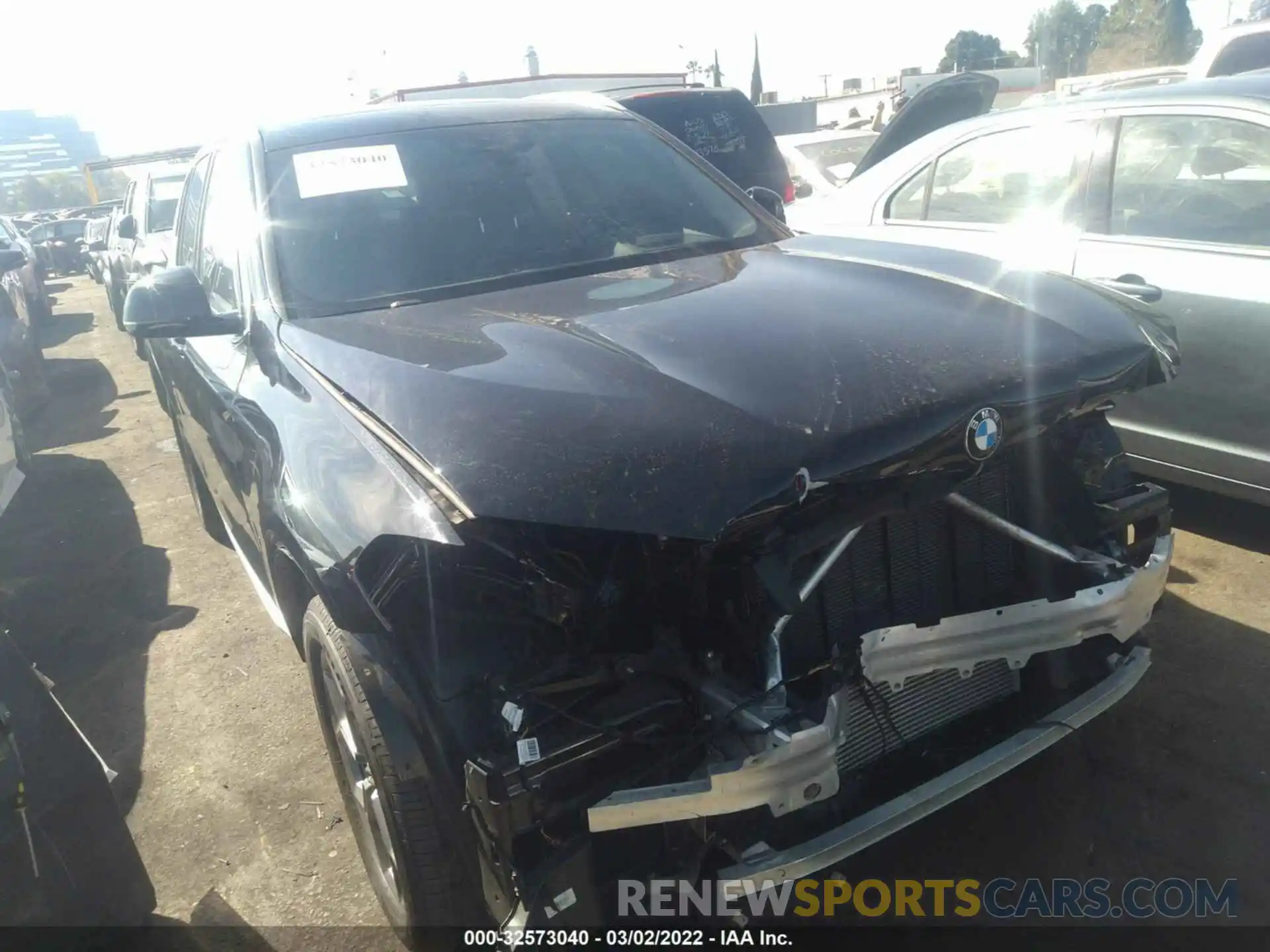 1 Photograph of a damaged car 5UXTY3C01M9D81721 BMW X3 2021