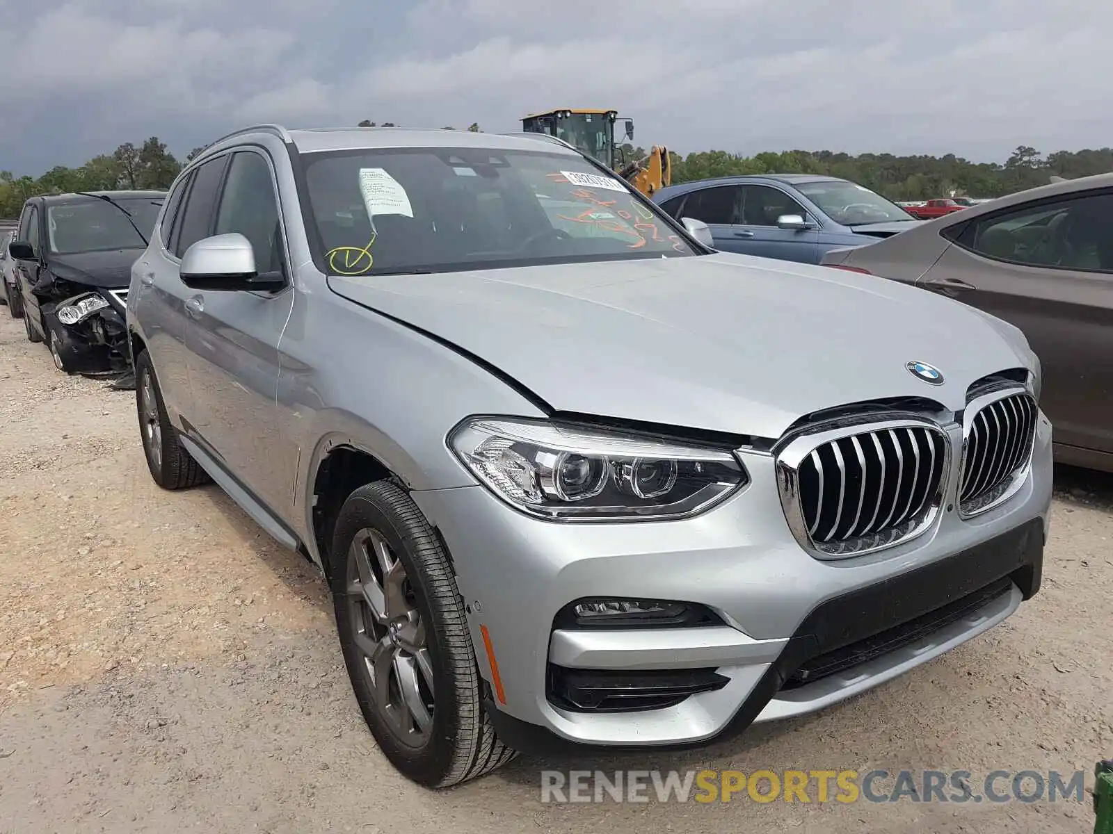 1 Photograph of a damaged car 5UXTY3C01M9E27712 BMW X3 2021