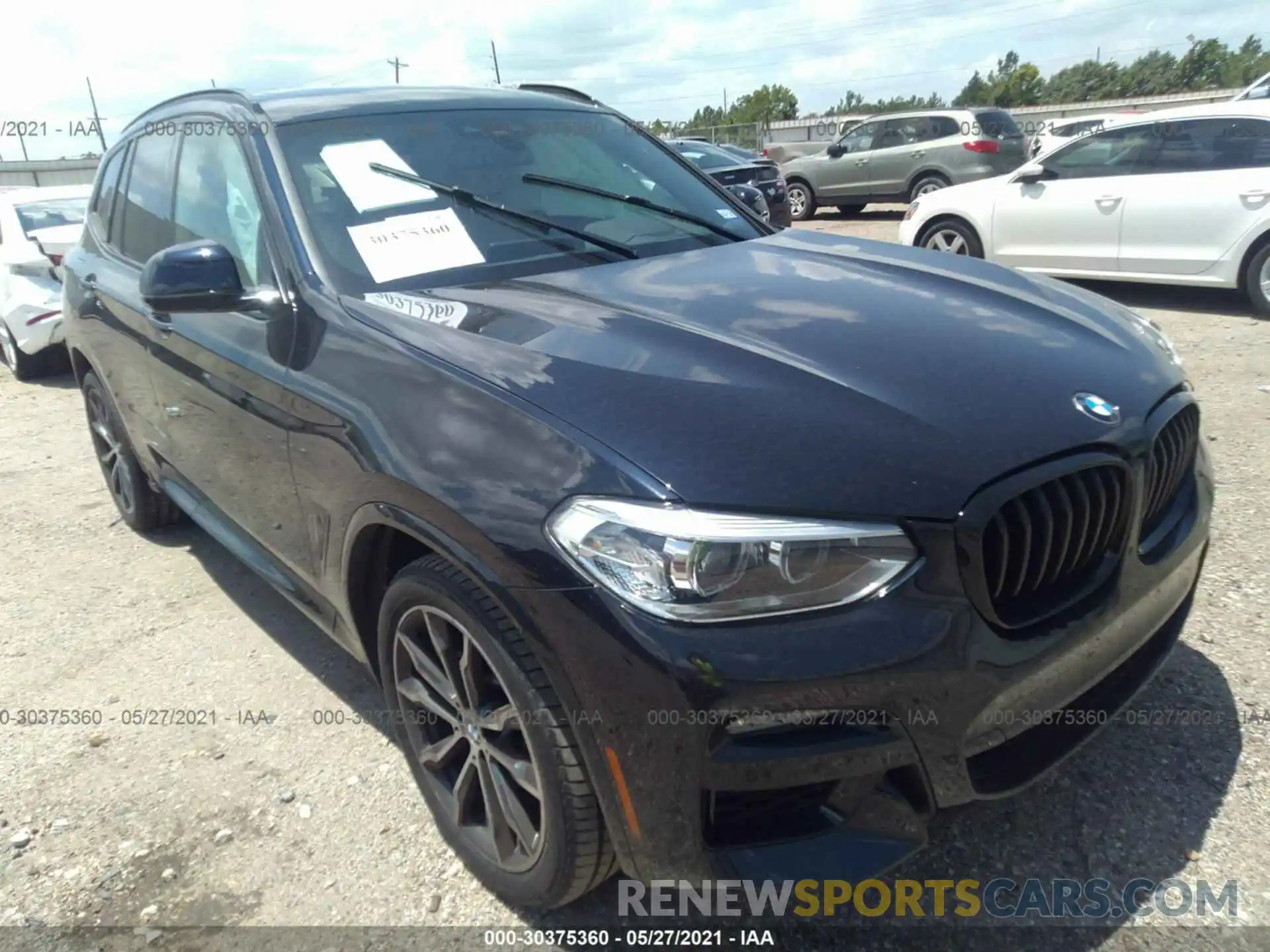 1 Фотография поврежденного автомобиля 5UXTY3C01M9E33347 BMW X3 2021