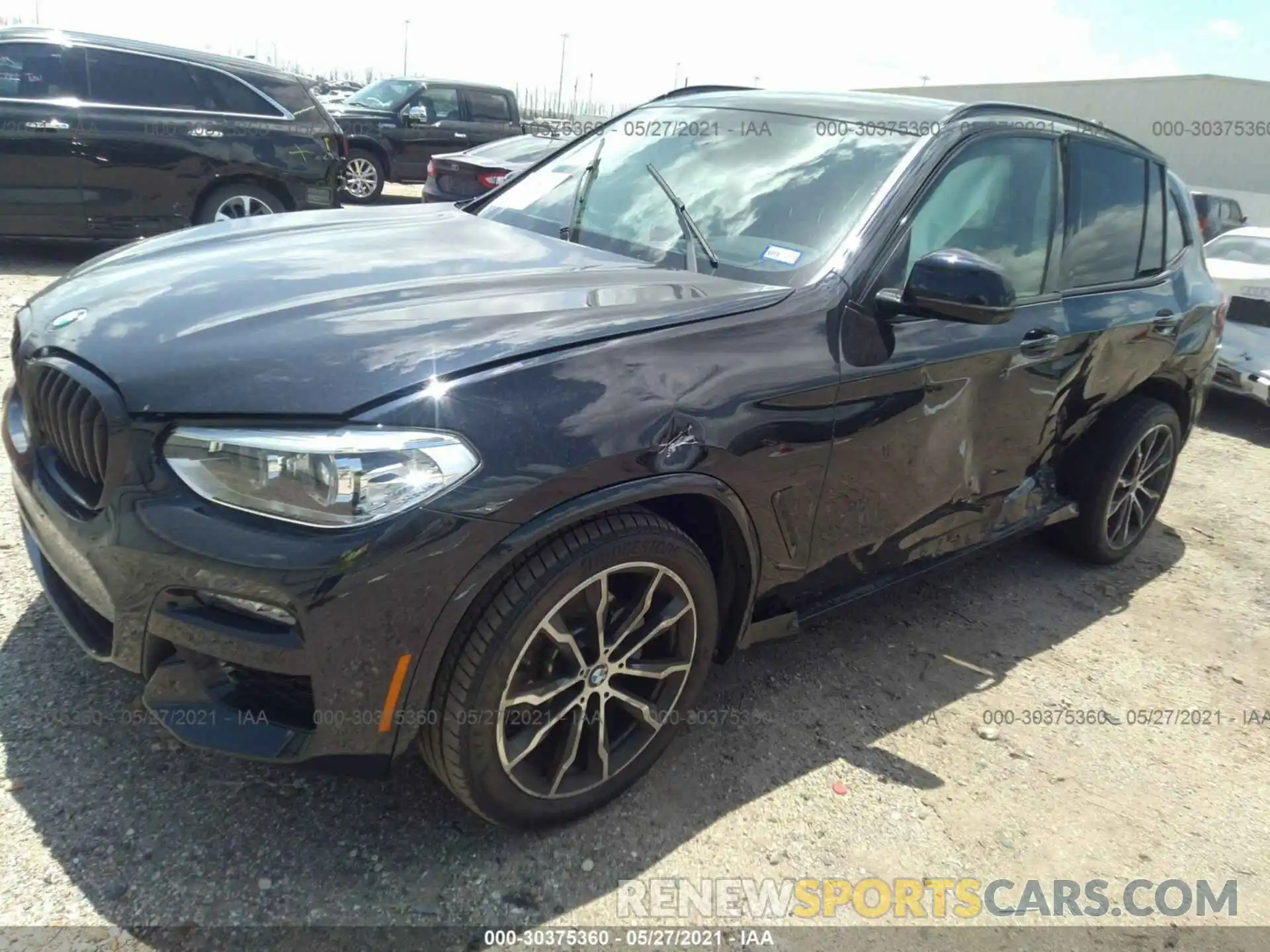 2 Photograph of a damaged car 5UXTY3C01M9E33347 BMW X3 2021