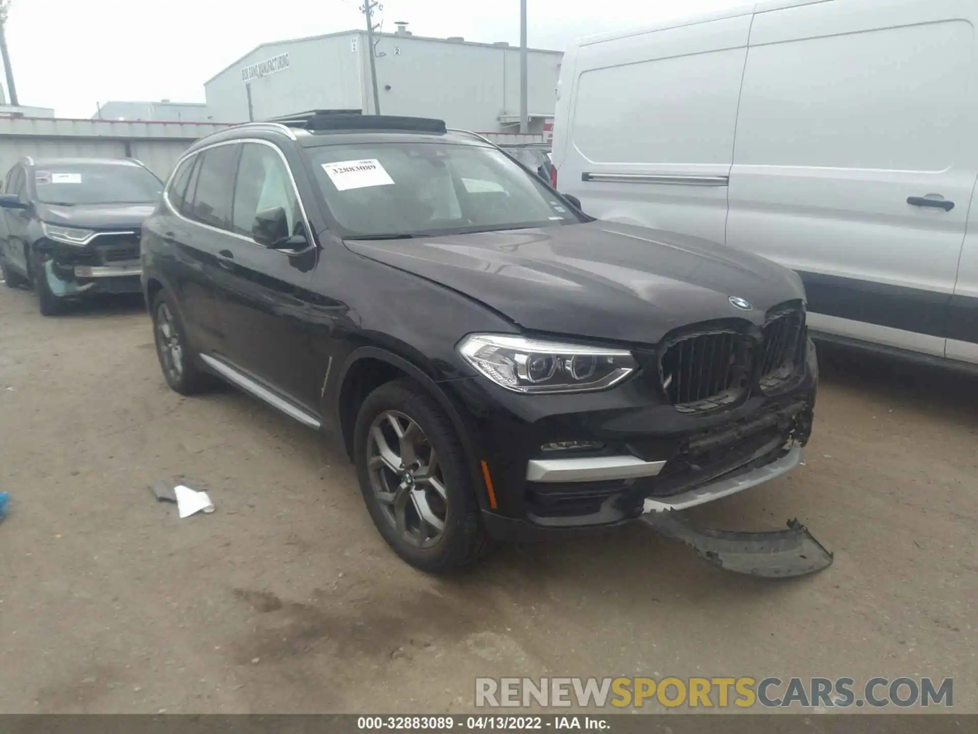 1 Photograph of a damaged car 5UXTY3C01M9E37561 BMW X3 2021