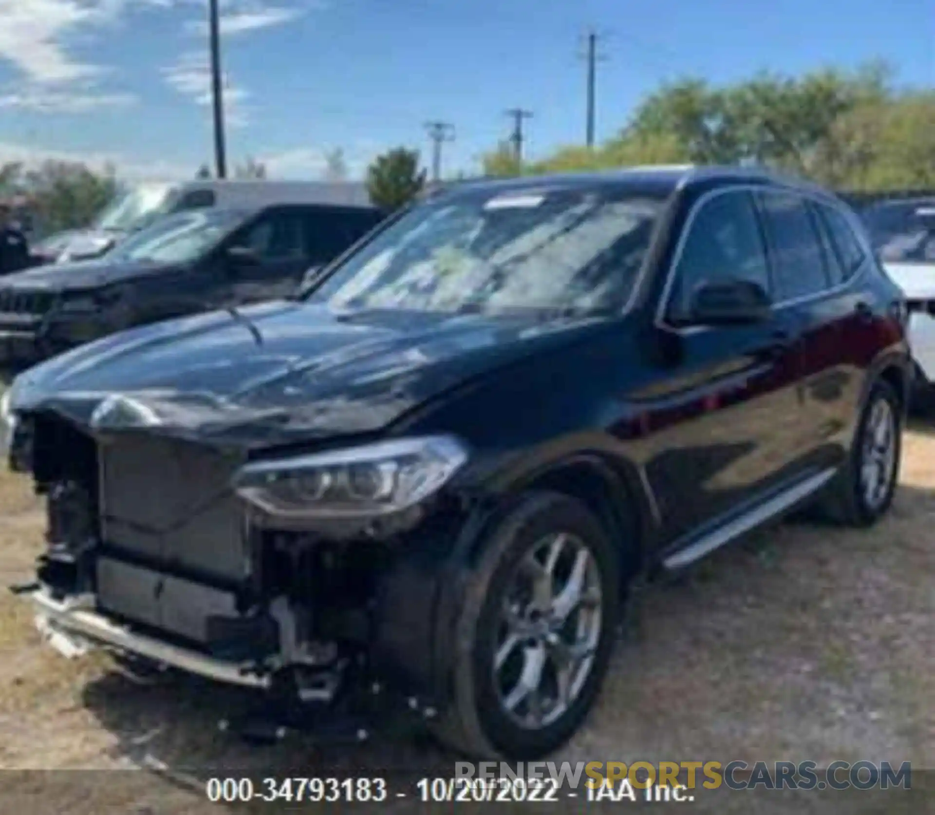 2 Photograph of a damaged car 5UXTY3C01M9E37852 BMW X3 2021