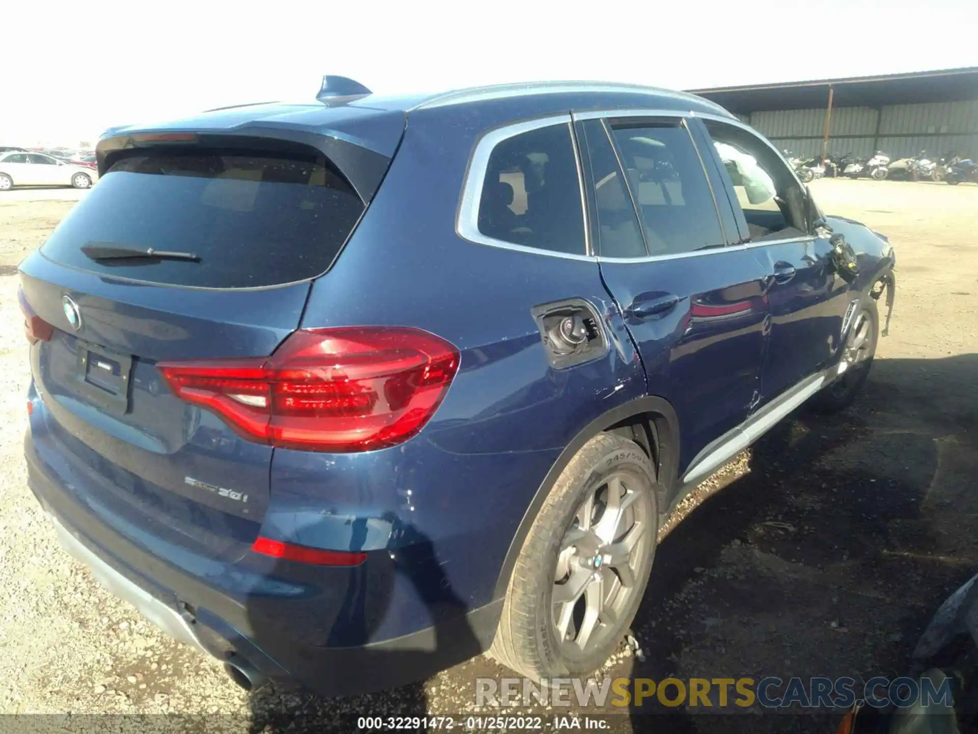 4 Фотография поврежденного автомобиля 5UXTY3C01M9E55123 BMW X3 2021