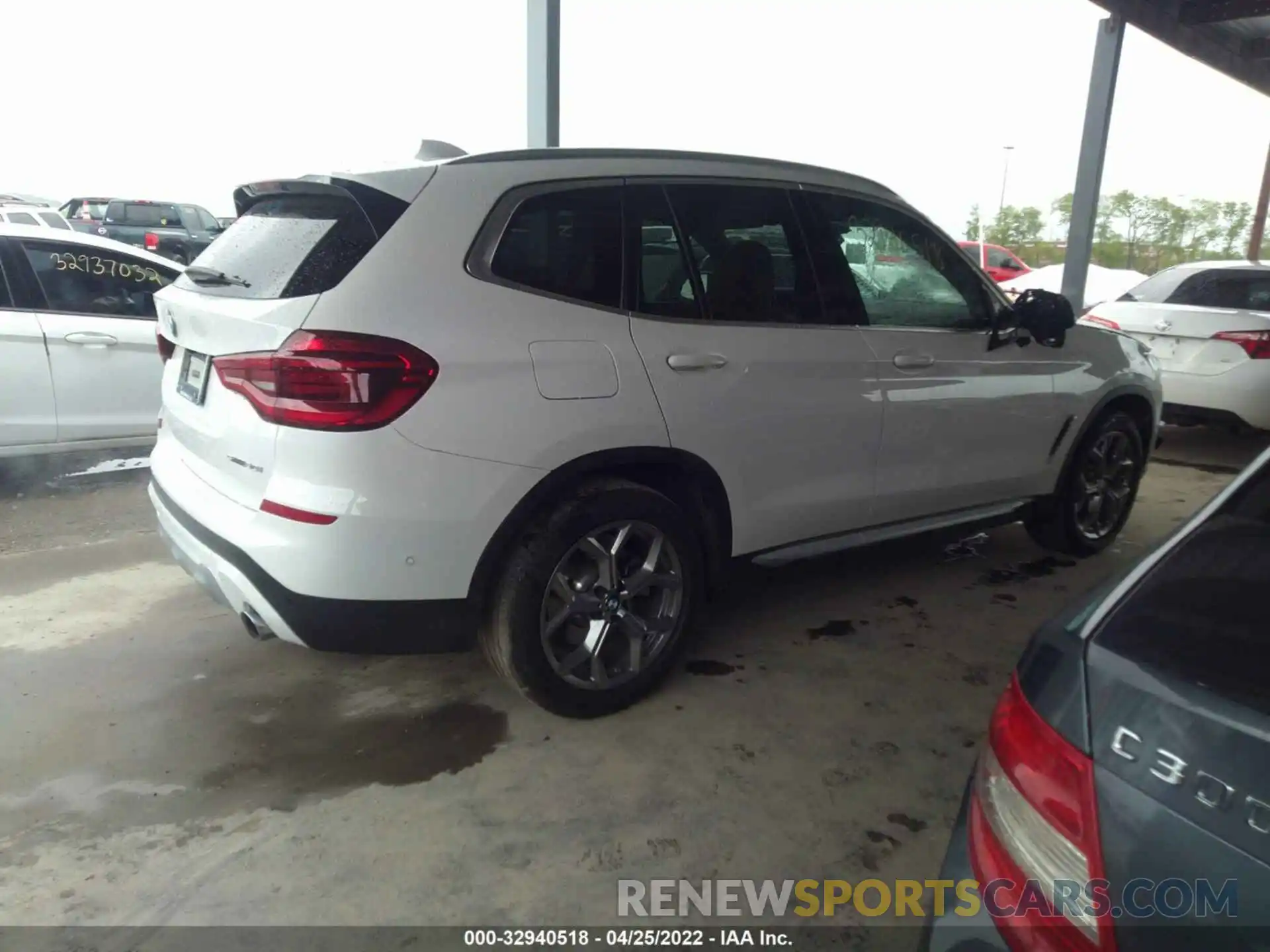 4 Фотография поврежденного автомобиля 5UXTY3C01M9E82791 BMW X3 2021