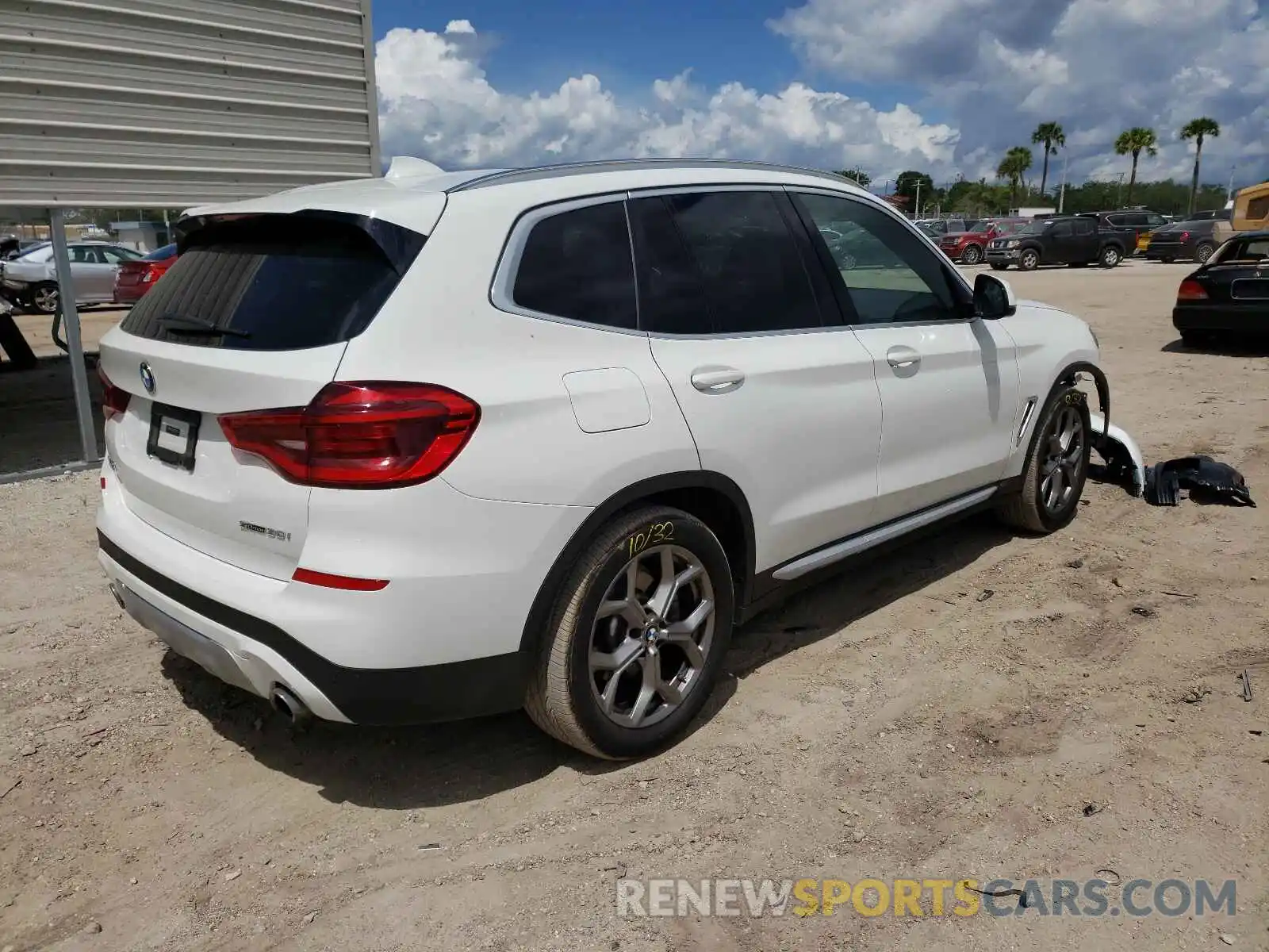 4 Фотография поврежденного автомобиля 5UXTY3C01M9F57876 BMW X3 2021