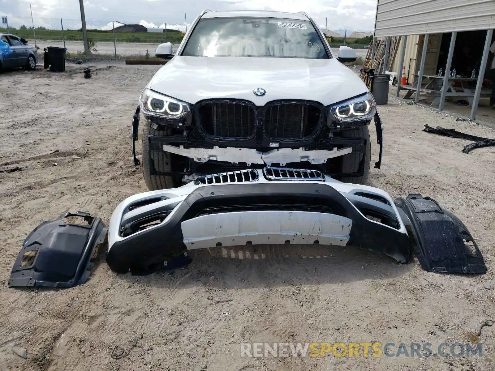 9 Фотография поврежденного автомобиля 5UXTY3C01M9F57876 BMW X3 2021