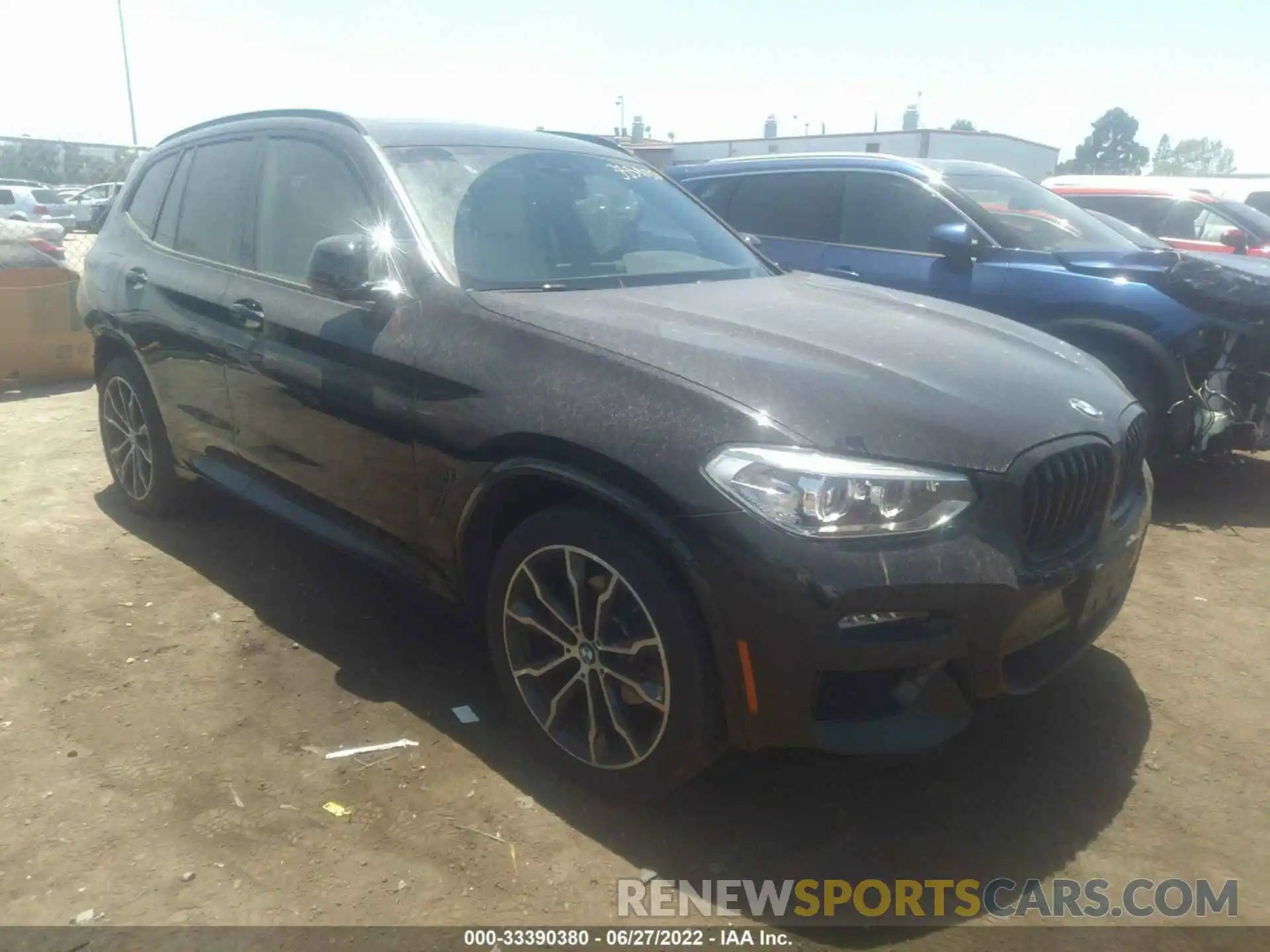 1 Photograph of a damaged car 5UXTY3C01M9H17061 BMW X3 2021