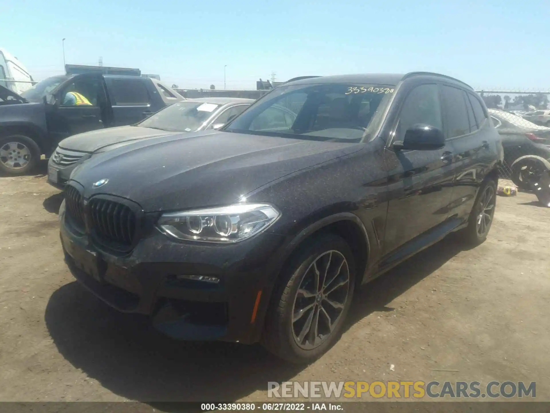 2 Фотография поврежденного автомобиля 5UXTY3C01M9H17061 BMW X3 2021