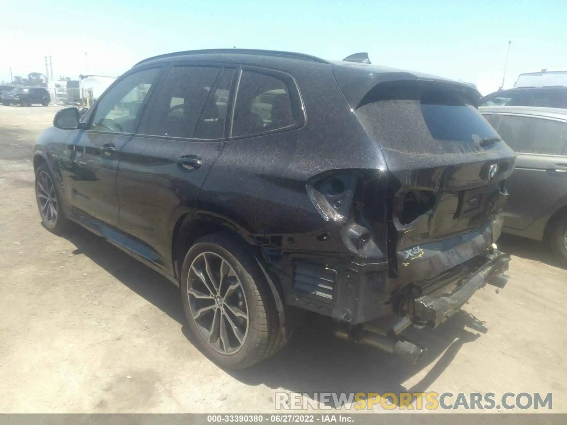 3 Photograph of a damaged car 5UXTY3C01M9H17061 BMW X3 2021