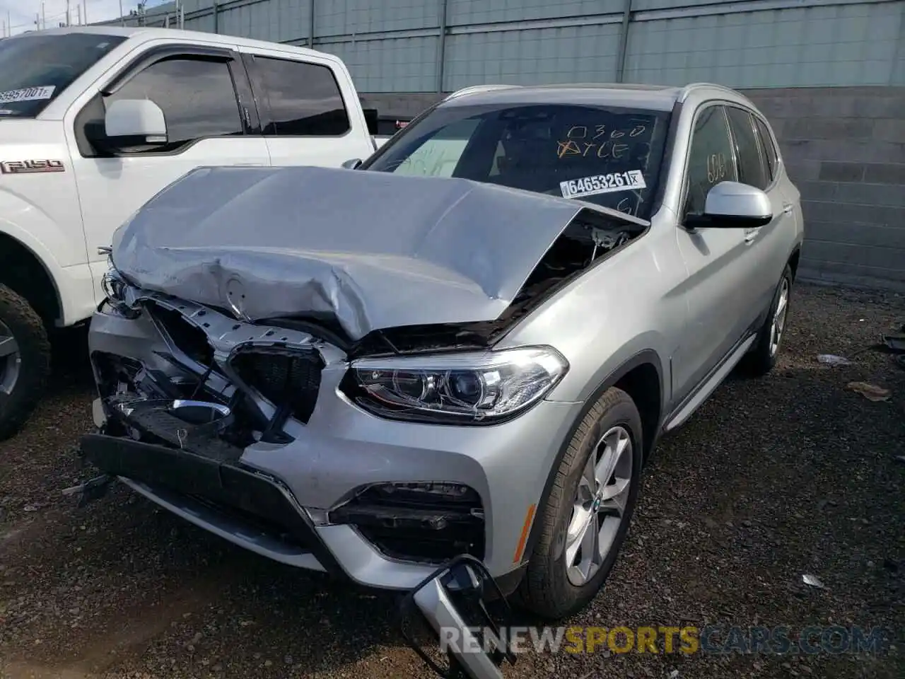 2 Photograph of a damaged car 5UXTY3C01M9H42493 BMW X3 2021