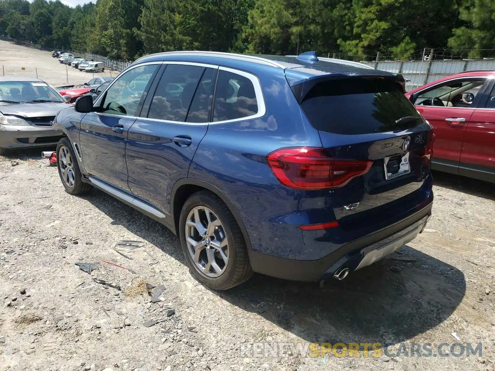 3 Photograph of a damaged car 5UXTY3C01M9H67717 BMW X3 2021