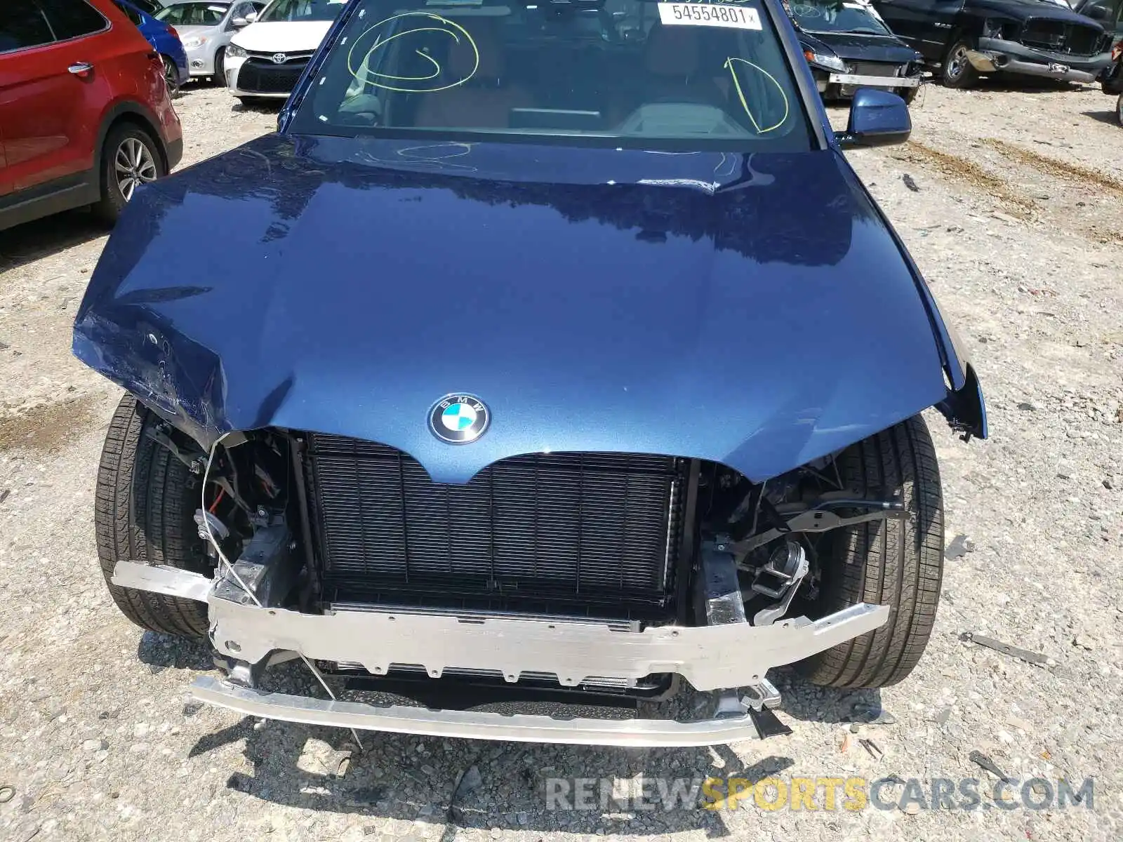 7 Photograph of a damaged car 5UXTY3C01M9H67717 BMW X3 2021