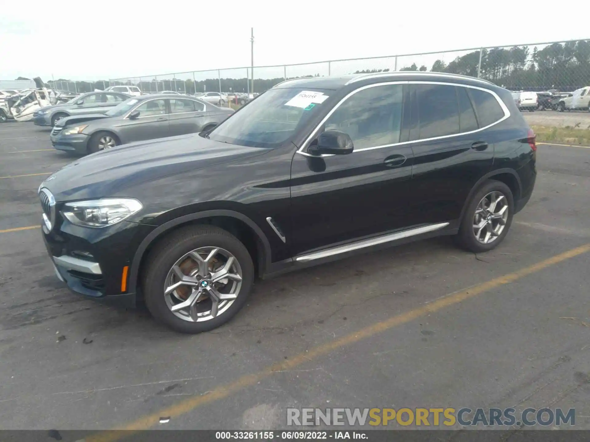 2 Photograph of a damaged car 5UXTY3C02M9D89911 BMW X3 2021