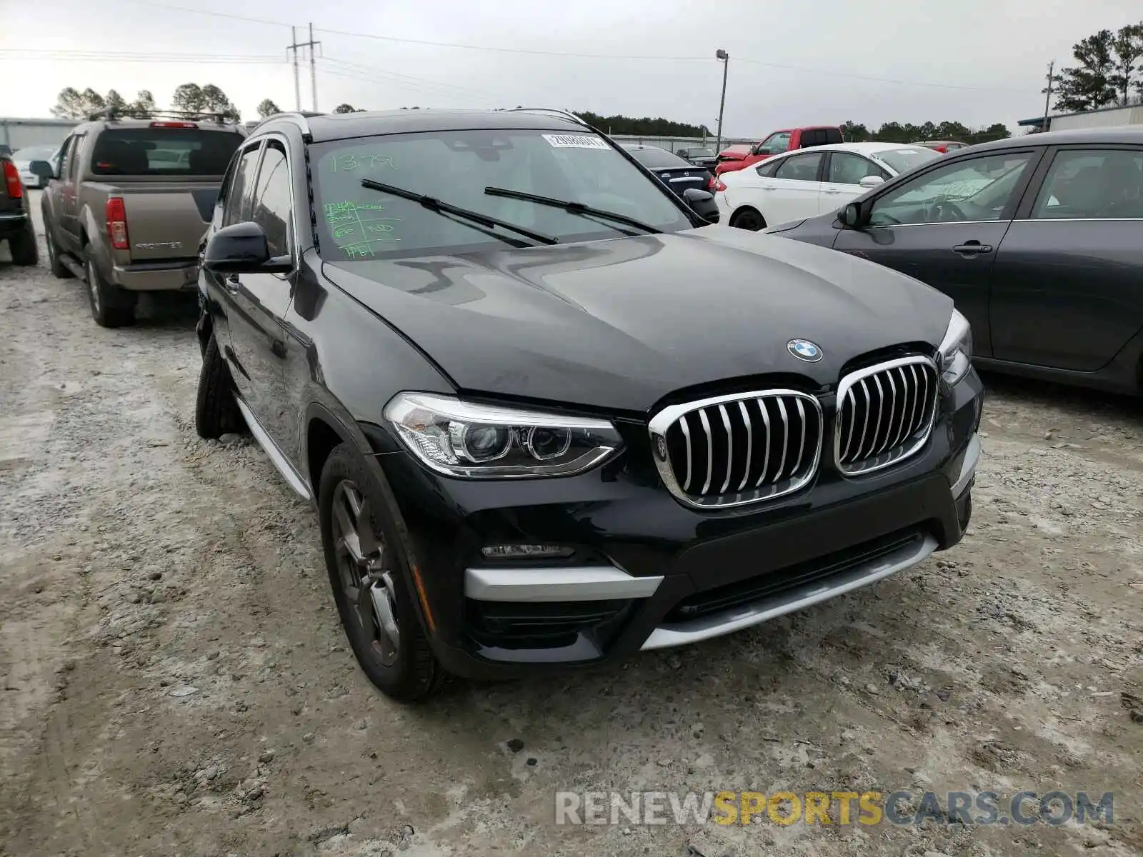 1 Photograph of a damaged car 5UXTY3C02M9E20848 BMW X3 2021