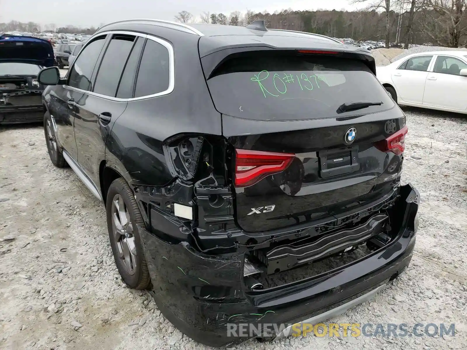 3 Photograph of a damaged car 5UXTY3C02M9E20848 BMW X3 2021