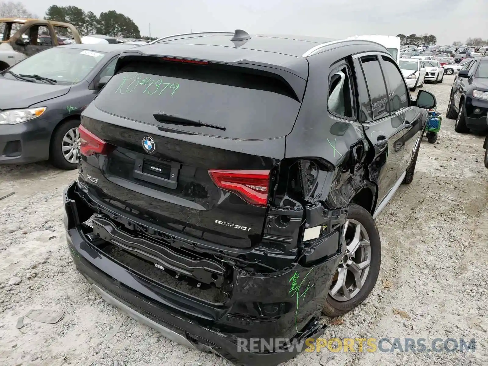 4 Photograph of a damaged car 5UXTY3C02M9E20848 BMW X3 2021