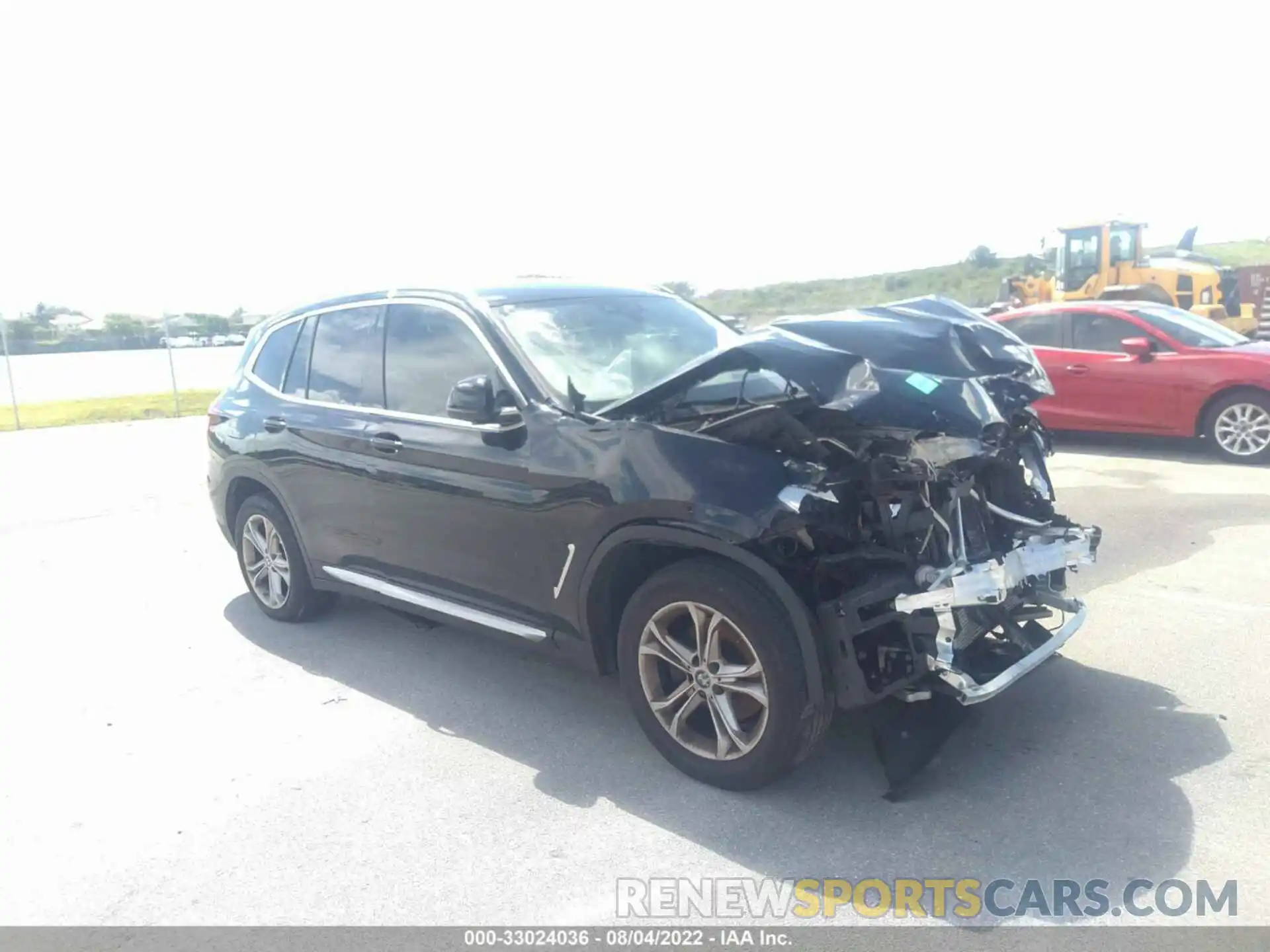 1 Photograph of a damaged car 5UXTY3C02M9E42932 BMW X3 2021