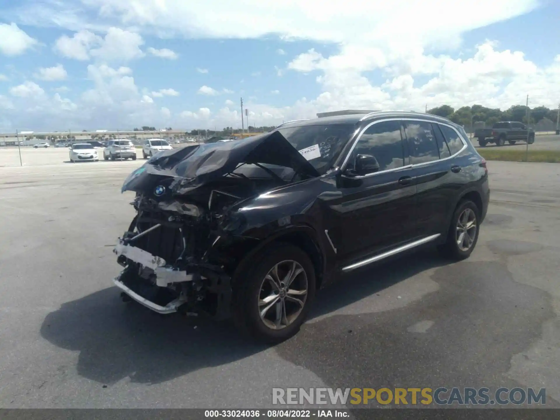 2 Photograph of a damaged car 5UXTY3C02M9E42932 BMW X3 2021