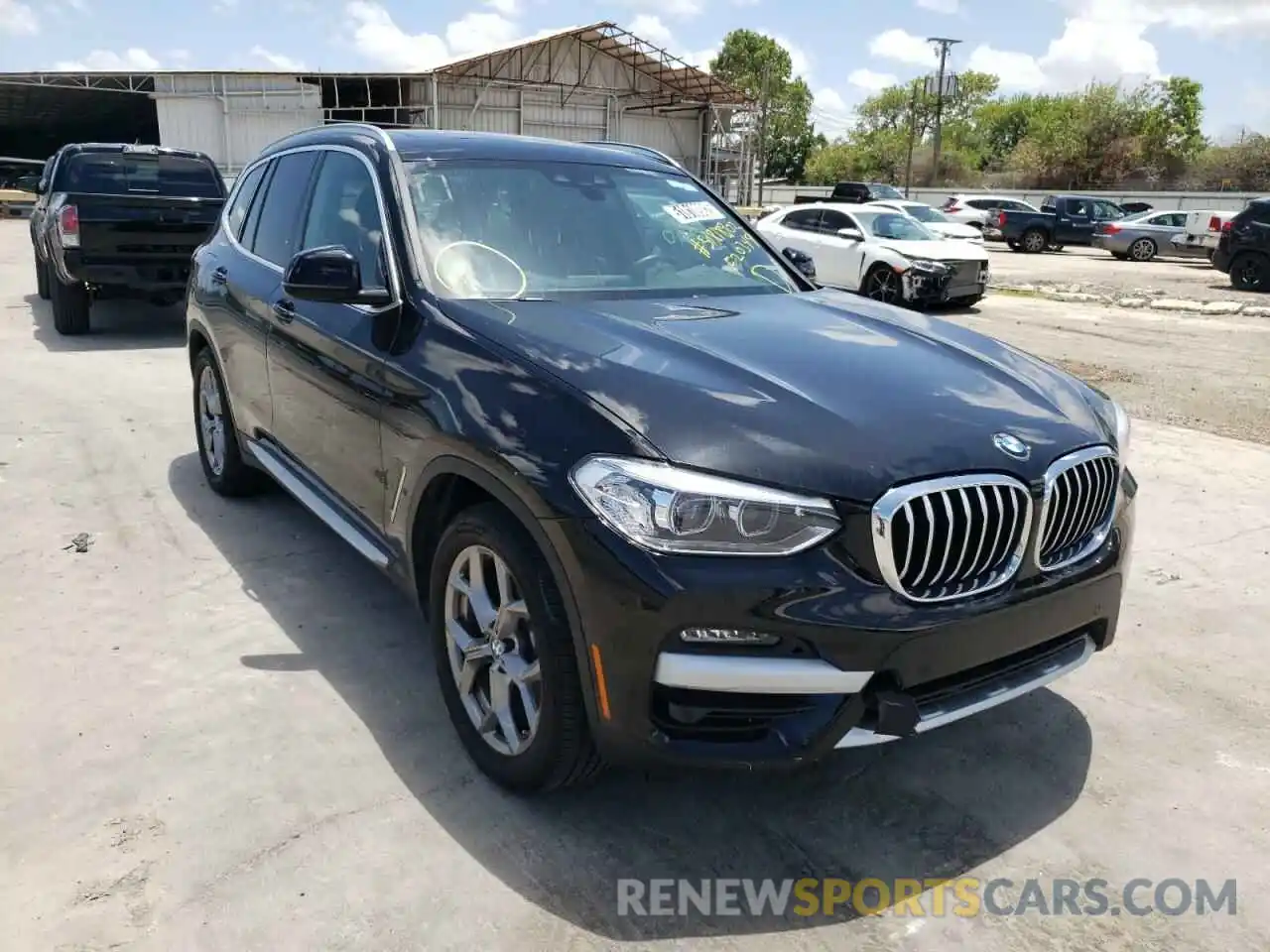 1 Photograph of a damaged car 5UXTY3C02M9F20349 BMW X3 2021