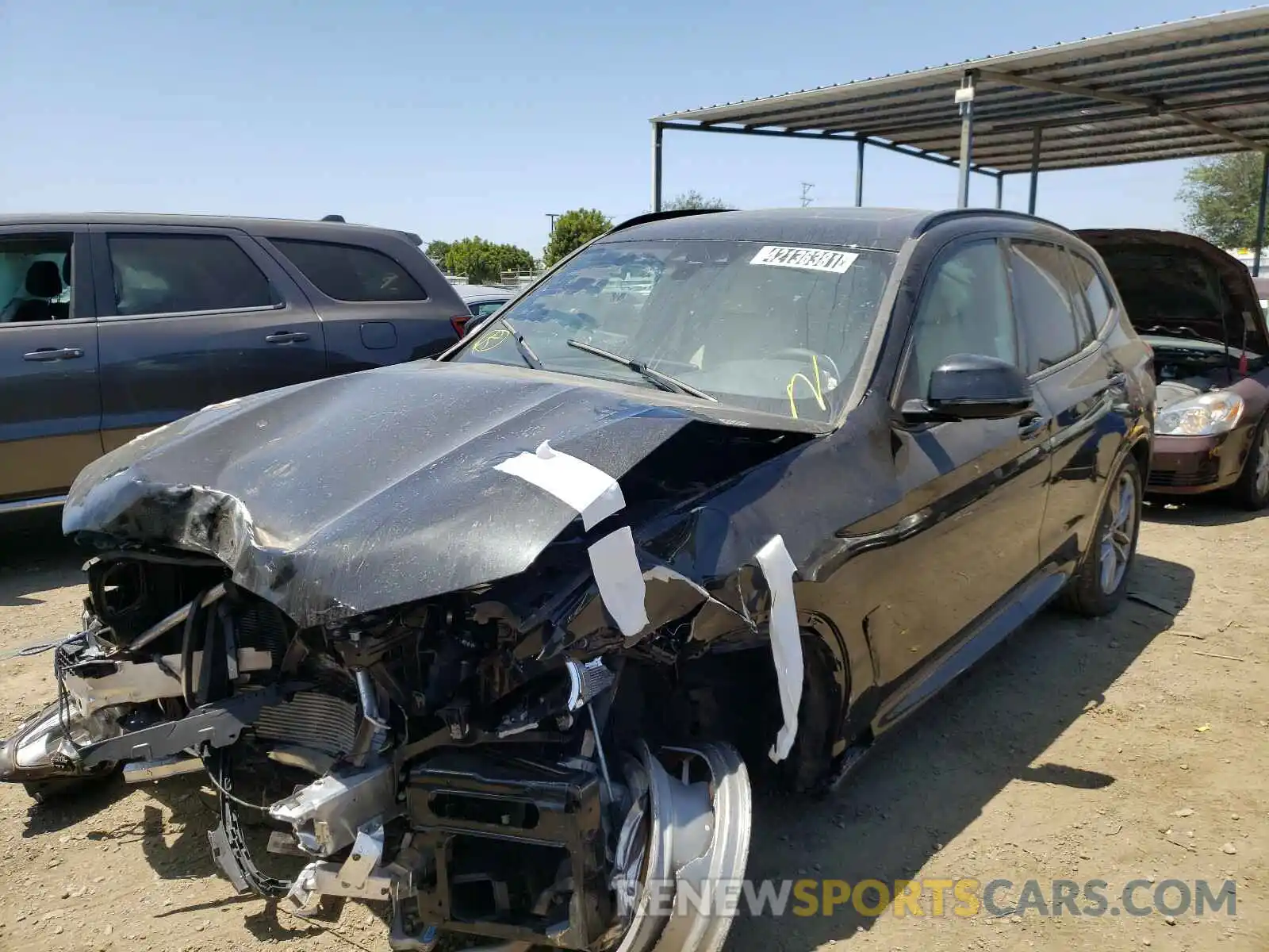 2 Photograph of a damaged car 5UXTY3C02M9F55909 BMW X3 2021