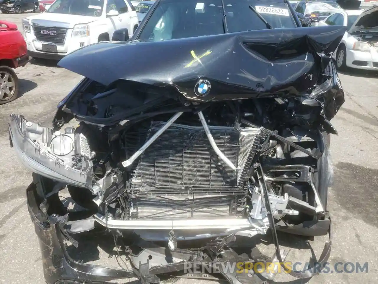 9 Photograph of a damaged car 5UXTY3C02M9F68336 BMW X3 2021