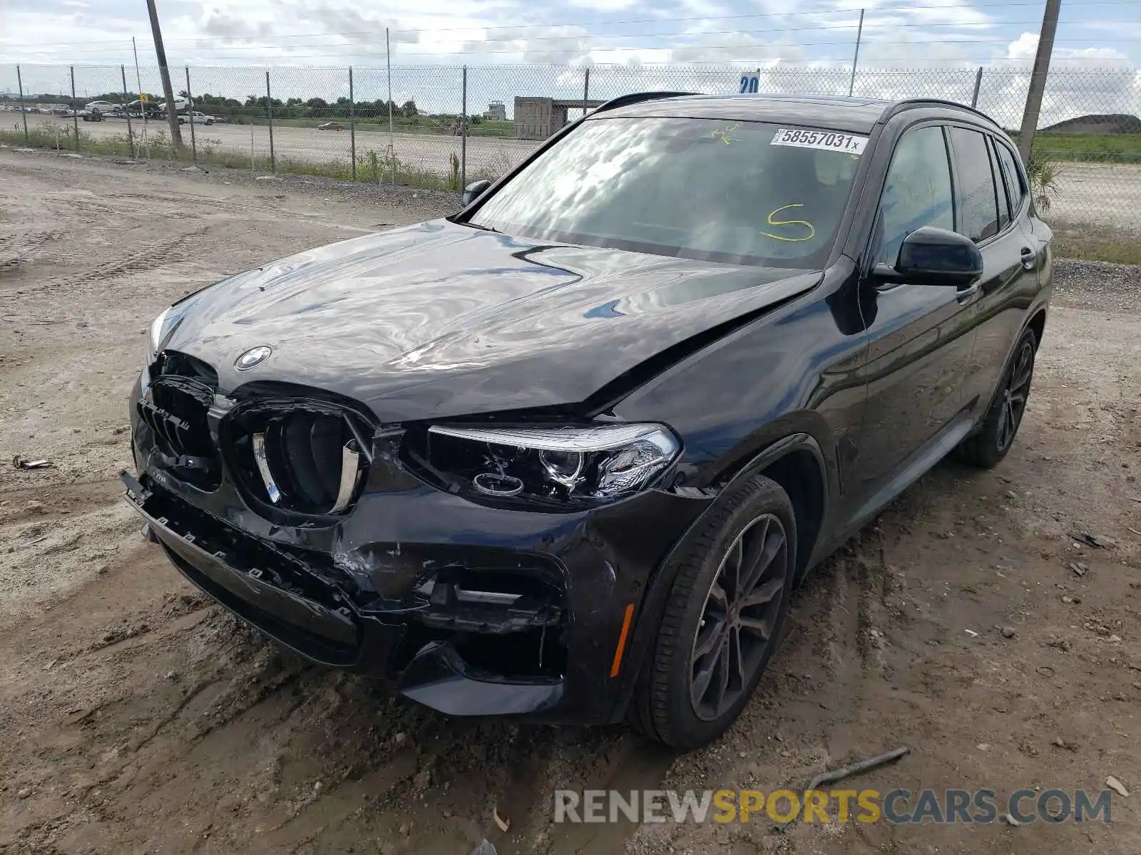 2 Photograph of a damaged car 5UXTY3C02M9G53886 BMW X3 2021