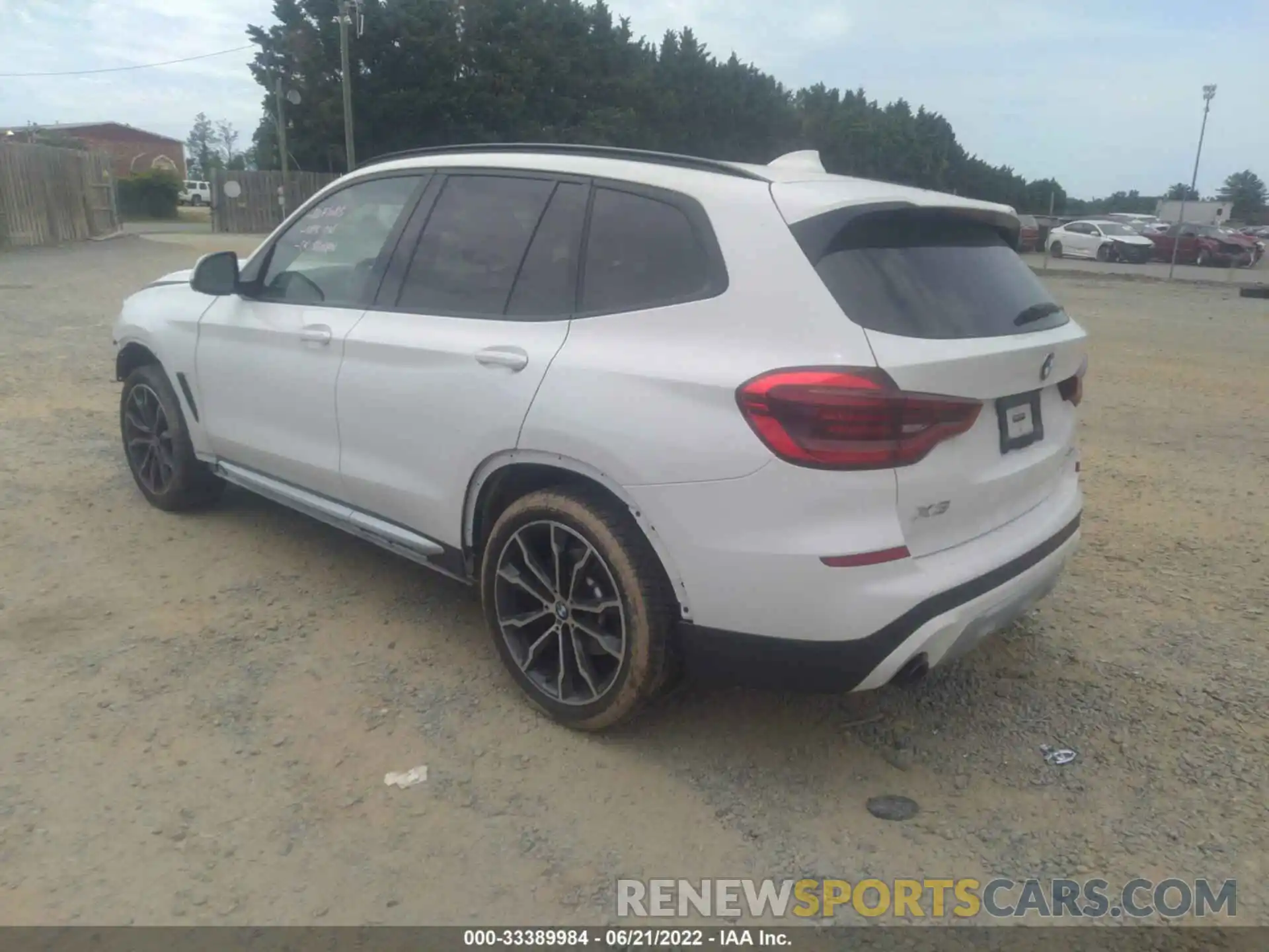 3 Photograph of a damaged car 5UXTY3C02M9G62247 BMW X3 2021