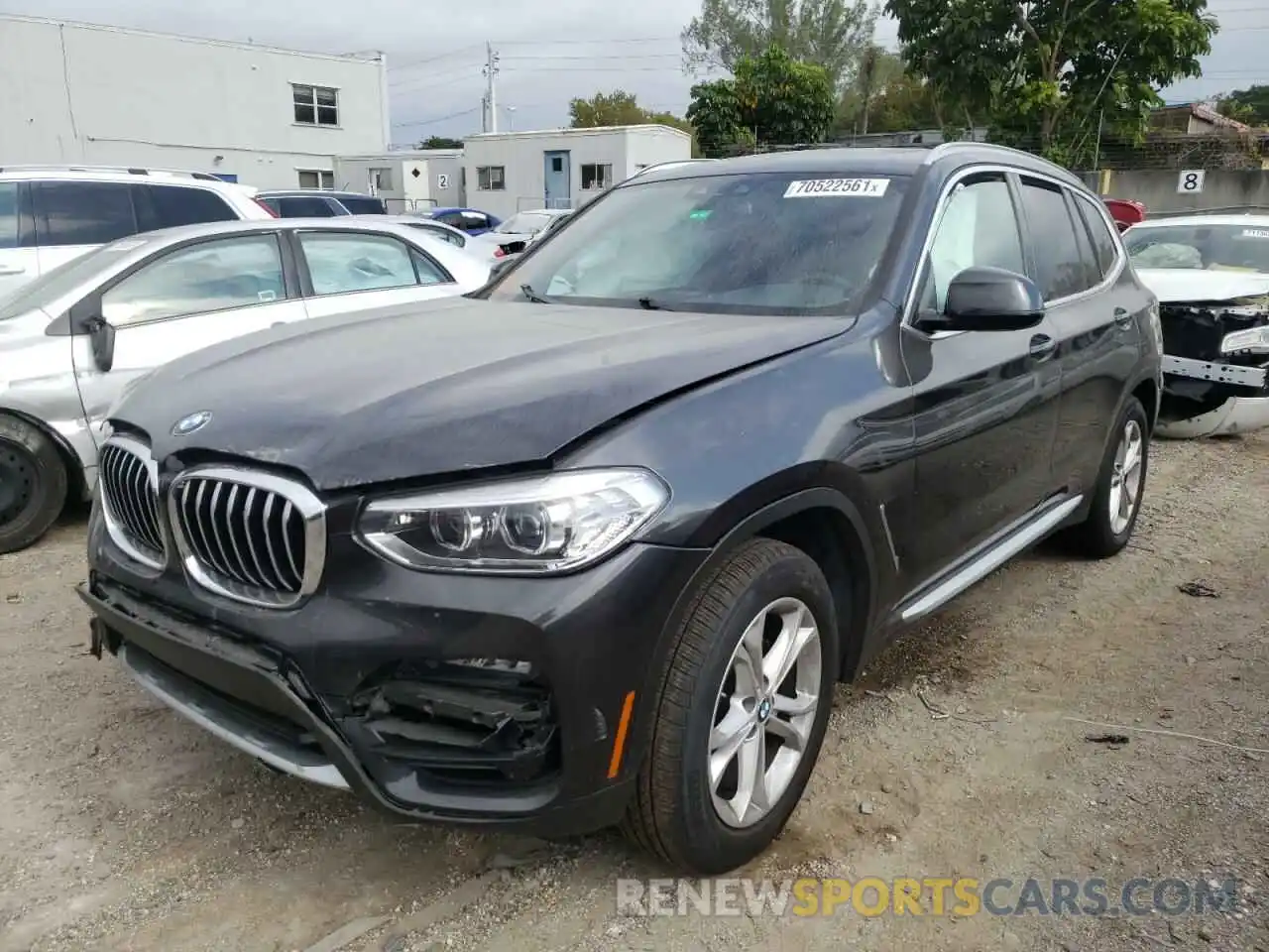 2 Photograph of a damaged car 5UXTY3C02M9H46391 BMW X3 2021