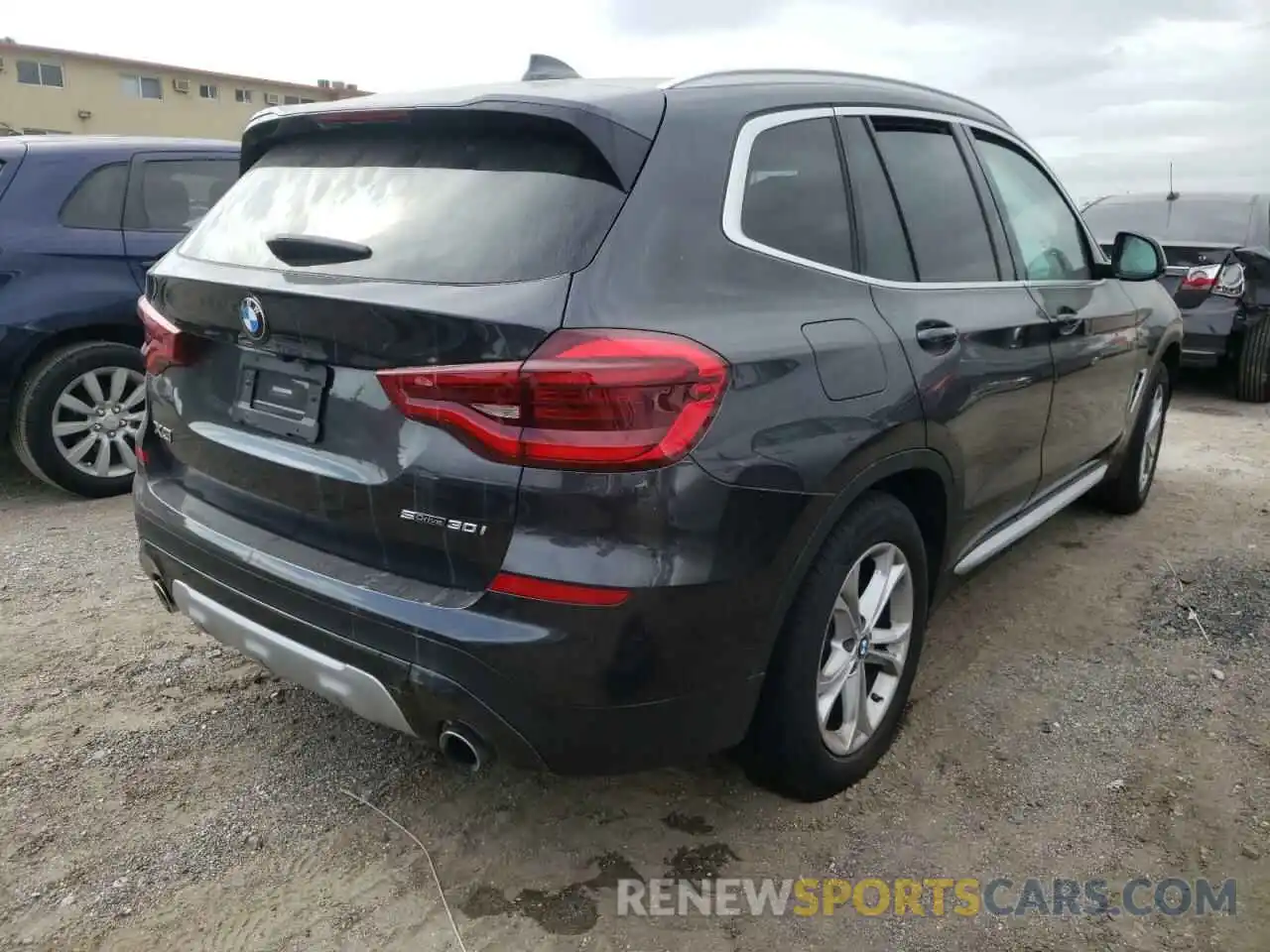 4 Фотография поврежденного автомобиля 5UXTY3C02M9H46391 BMW X3 2021