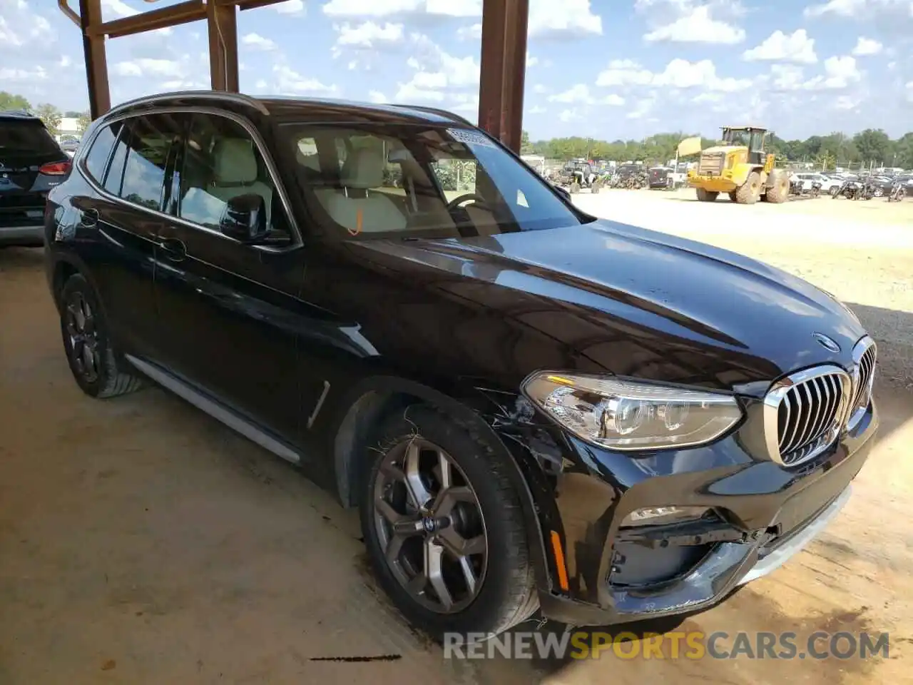 1 Photograph of a damaged car 5UXTY3C02M9H64423 BMW X3 2021