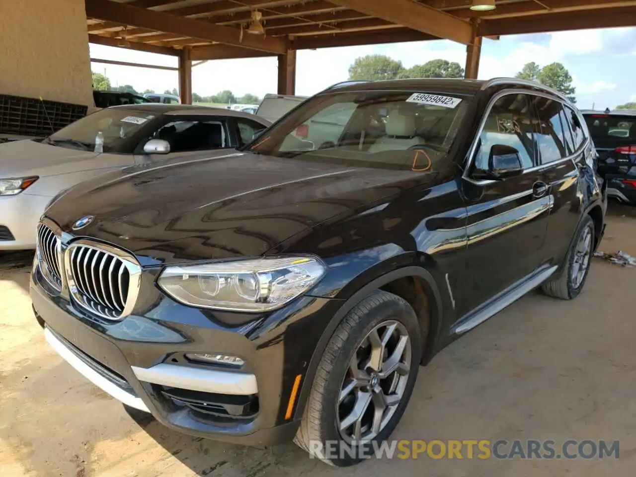 2 Photograph of a damaged car 5UXTY3C02M9H64423 BMW X3 2021