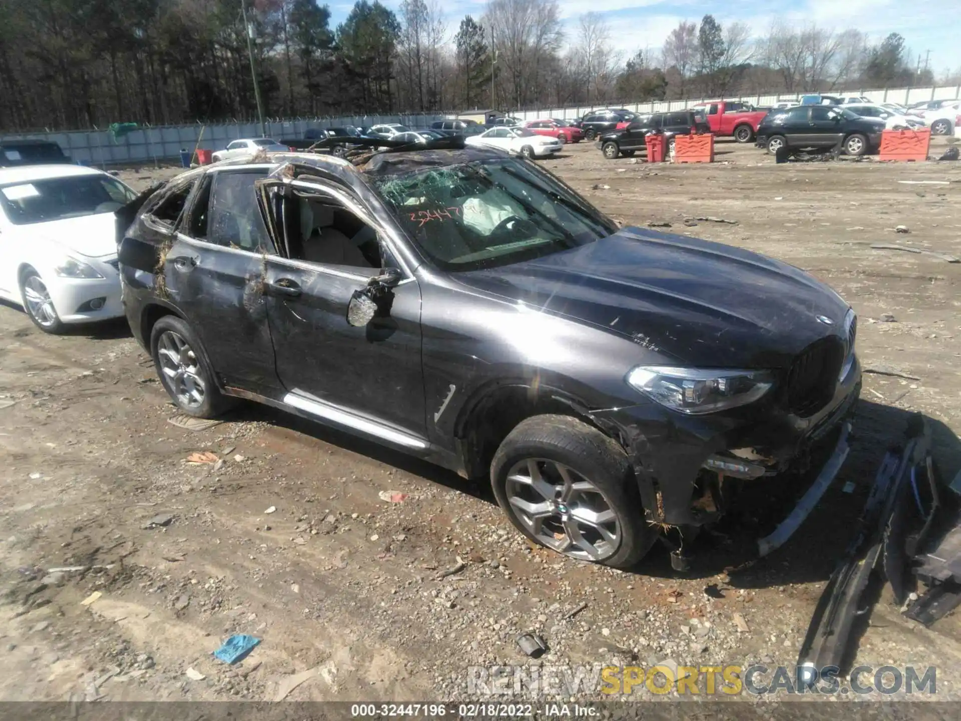 1 Photograph of a damaged car 5UXTY3C03M9D72888 BMW X3 2021