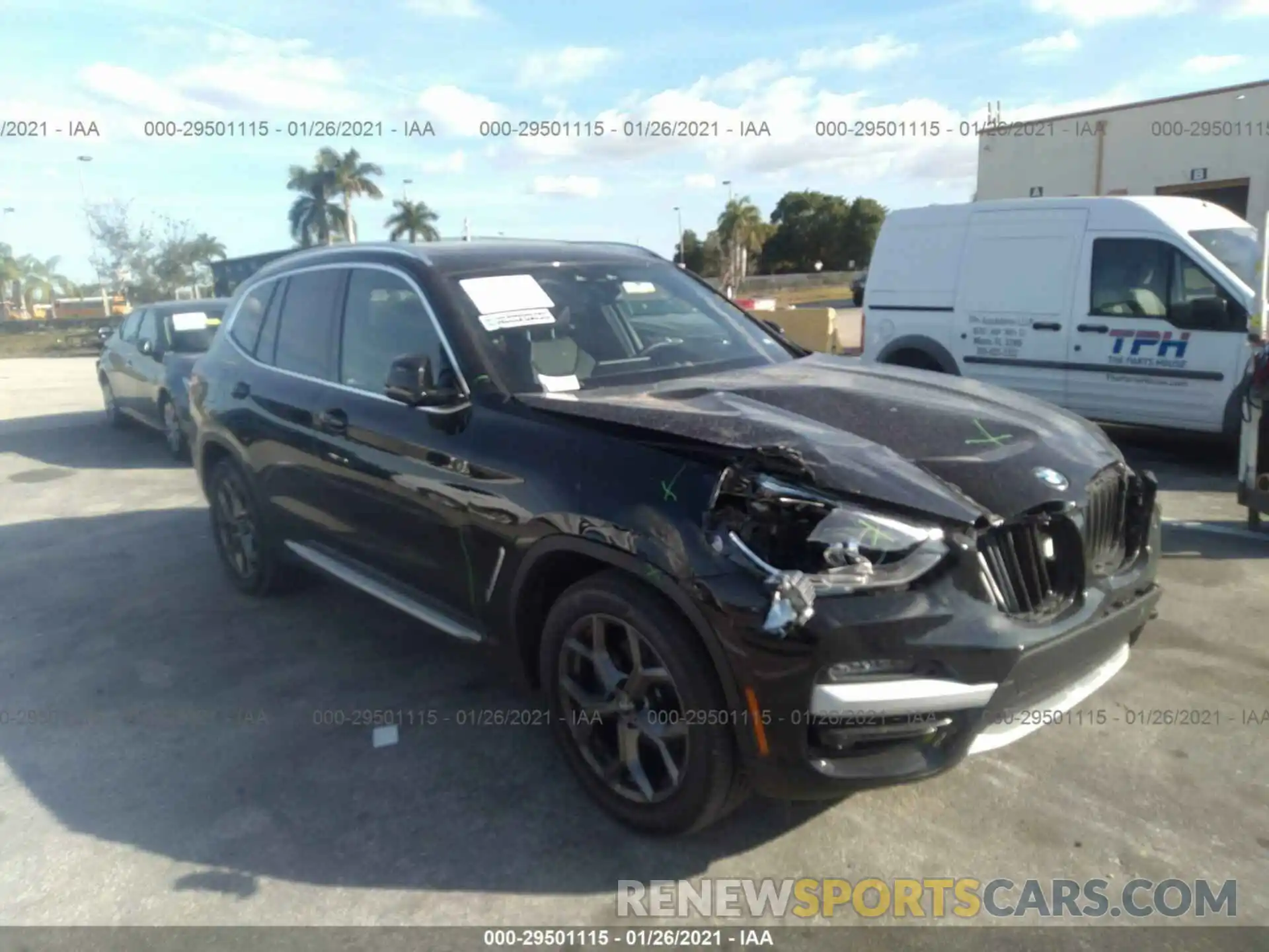 1 Photograph of a damaged car 5UXTY3C03M9E86535 BMW X3 2021