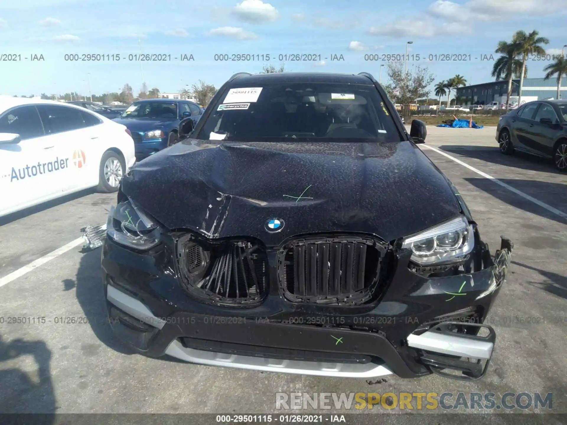 6 Фотография поврежденного автомобиля 5UXTY3C03M9E86535 BMW X3 2021