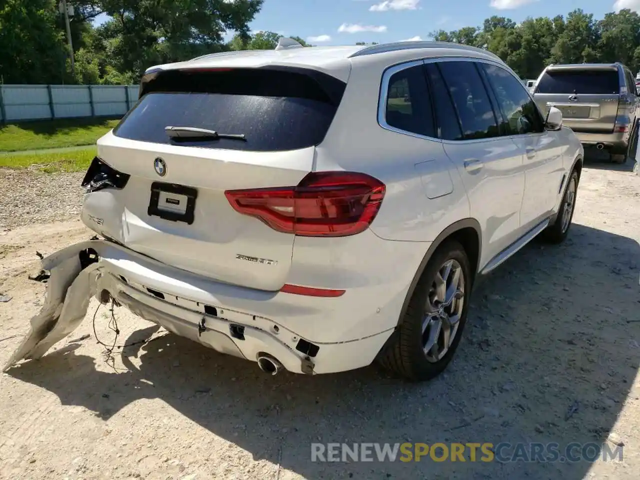 4 Photograph of a damaged car 5UXTY3C03M9F21042 BMW X3 2021