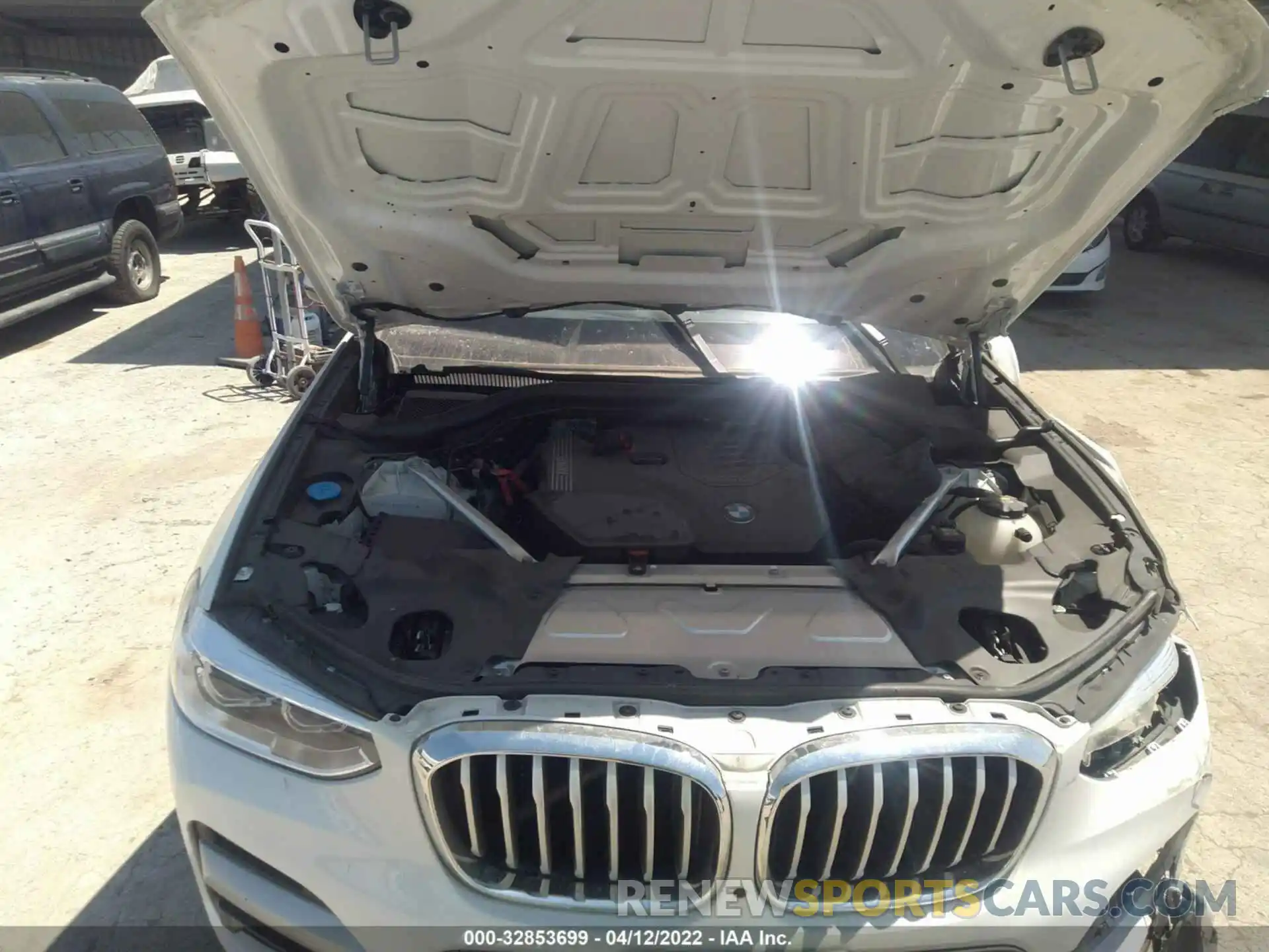 10 Фотография поврежденного автомобиля 5UXTY3C03M9G31783 BMW X3 2021