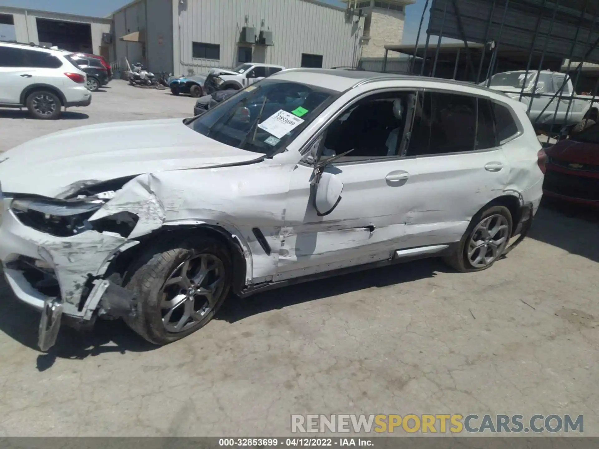 6 Photograph of a damaged car 5UXTY3C03M9G31783 BMW X3 2021