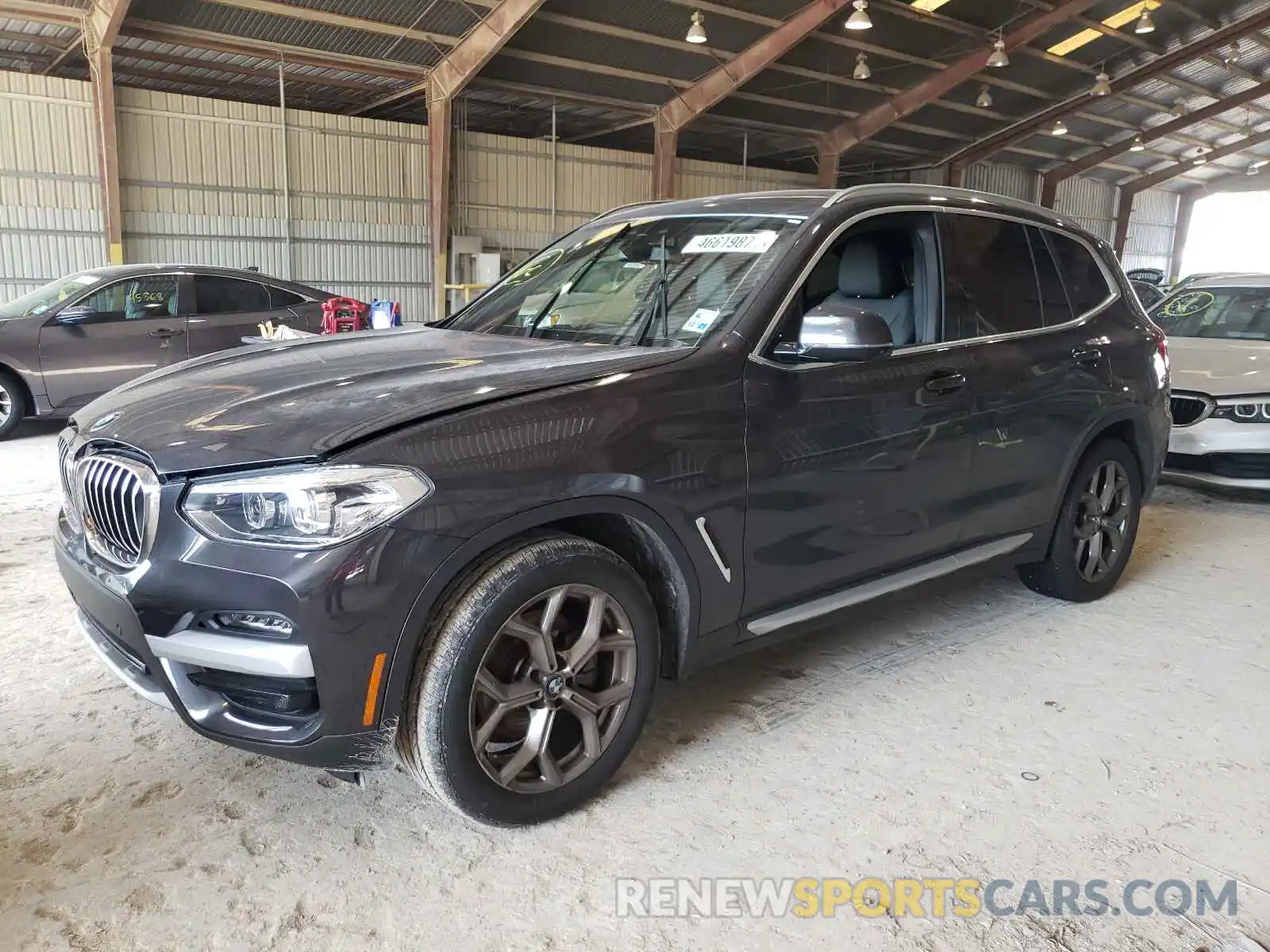 2 Photograph of a damaged car 5UXTY3C04M9E04408 BMW X3 2021