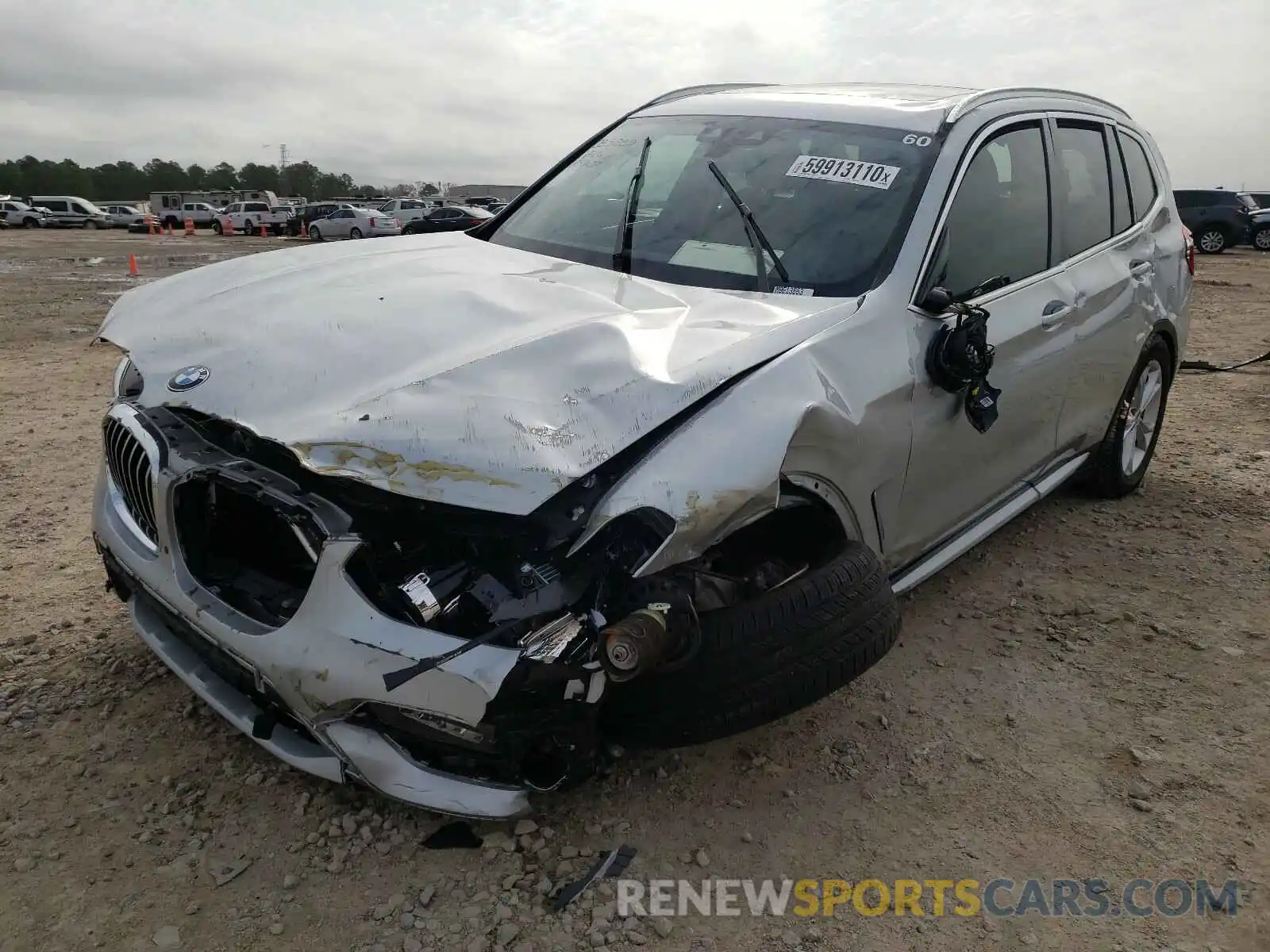 2 Photograph of a damaged car 5UXTY3C04M9E13853 BMW X3 2021