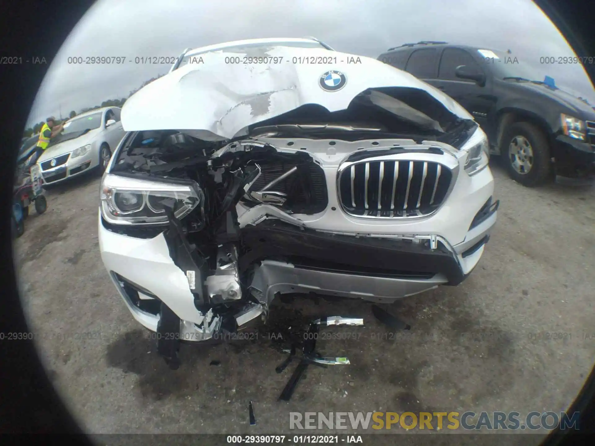 6 Фотография поврежденного автомобиля 5UXTY3C04M9E39255 BMW X3 2021
