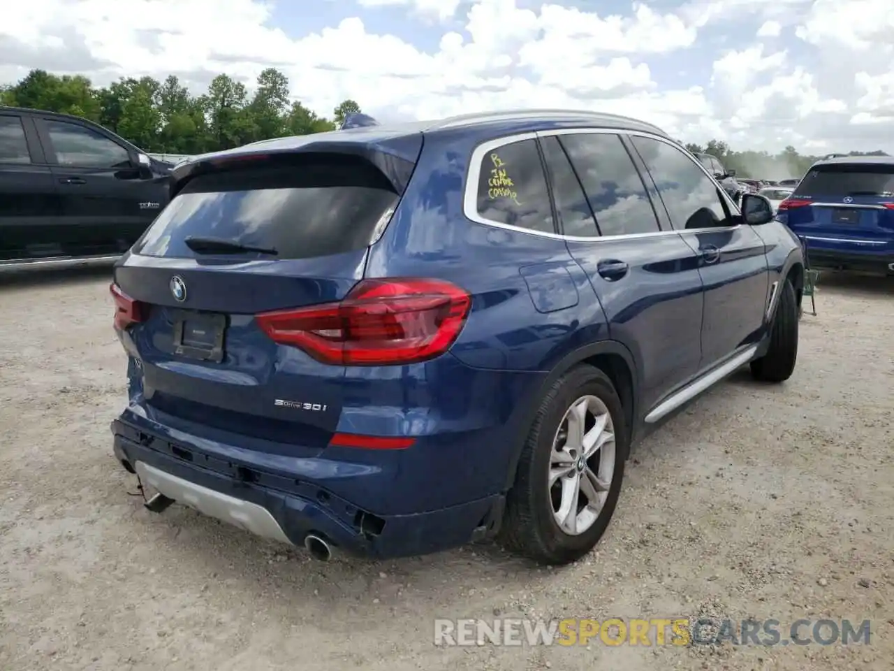 4 Фотография поврежденного автомобиля 5UXTY3C04M9E65600 BMW X3 2021