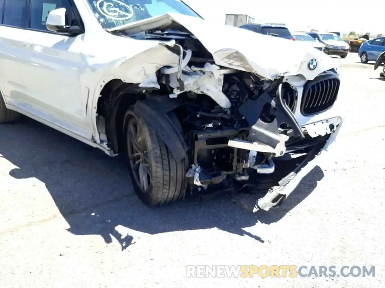 9 Photograph of a damaged car 5UXTY3C04M9F43471 BMW X3 2021