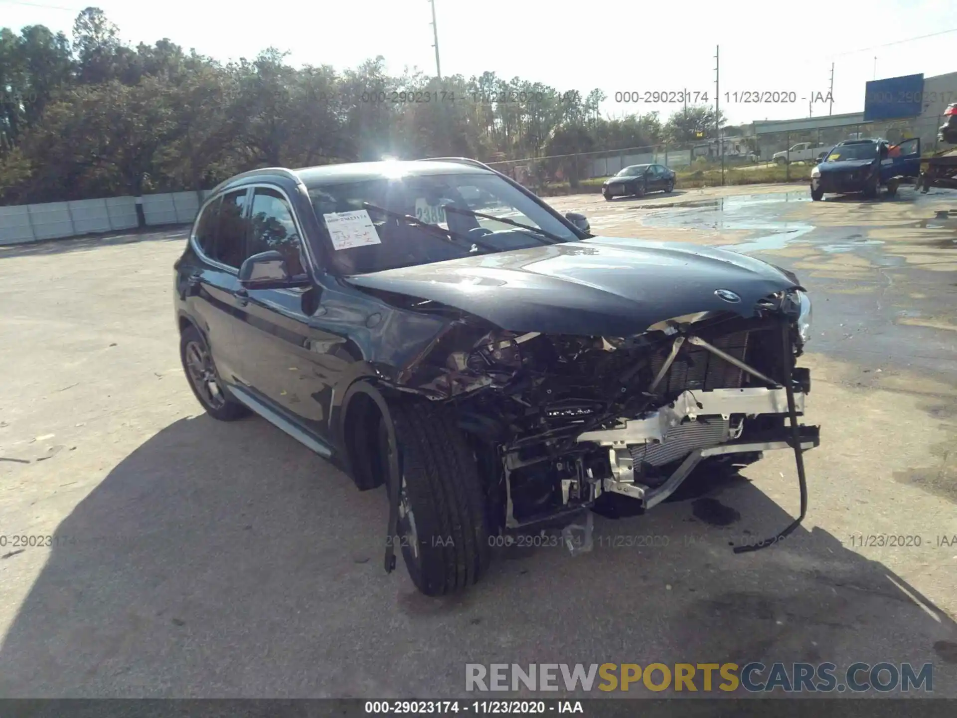 1 Photograph of a damaged car 5UXTY3C05M9E10654 BMW X3 2021