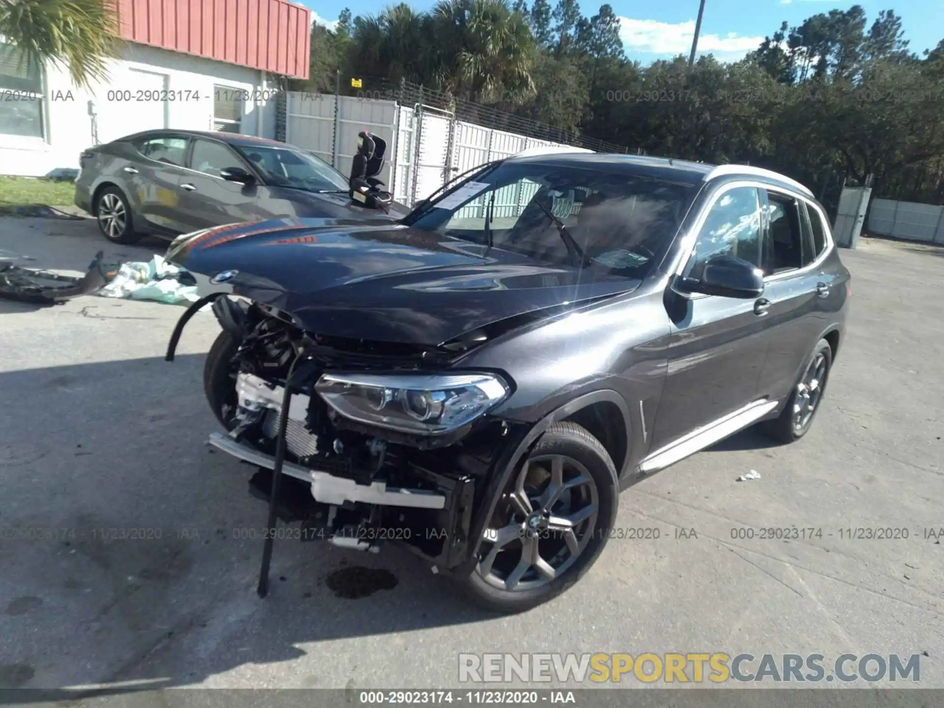 2 Photograph of a damaged car 5UXTY3C05M9E10654 BMW X3 2021