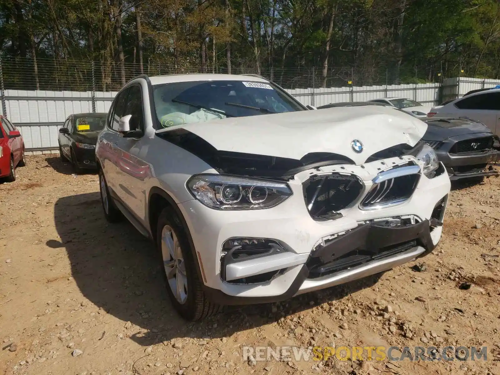 1 Photograph of a damaged car 5UXTY3C05M9E13554 BMW X3 2021