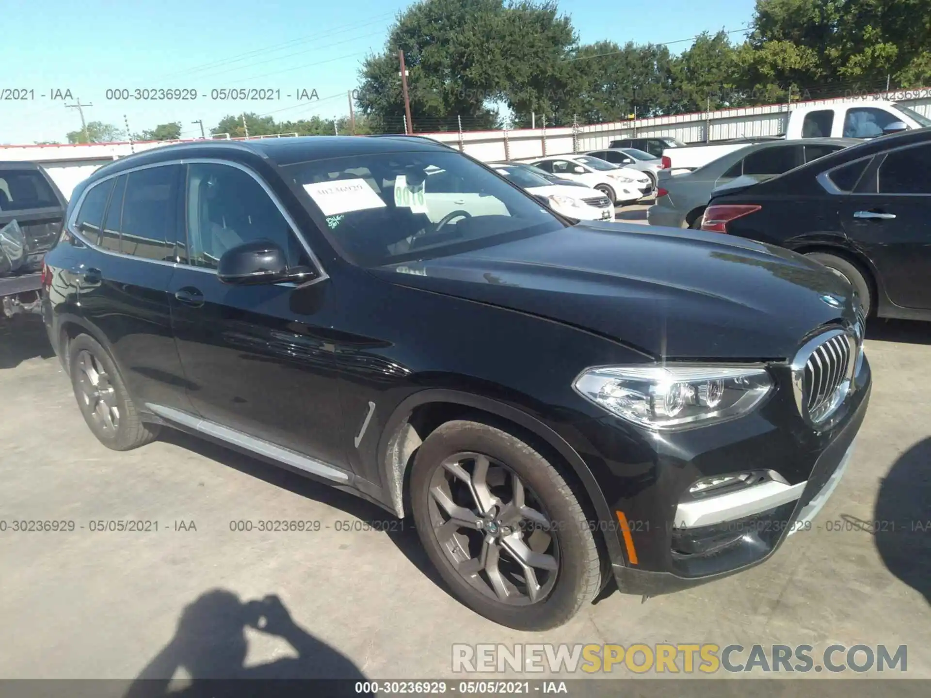 1 Photograph of a damaged car 5UXTY3C05M9E41676 BMW X3 2021