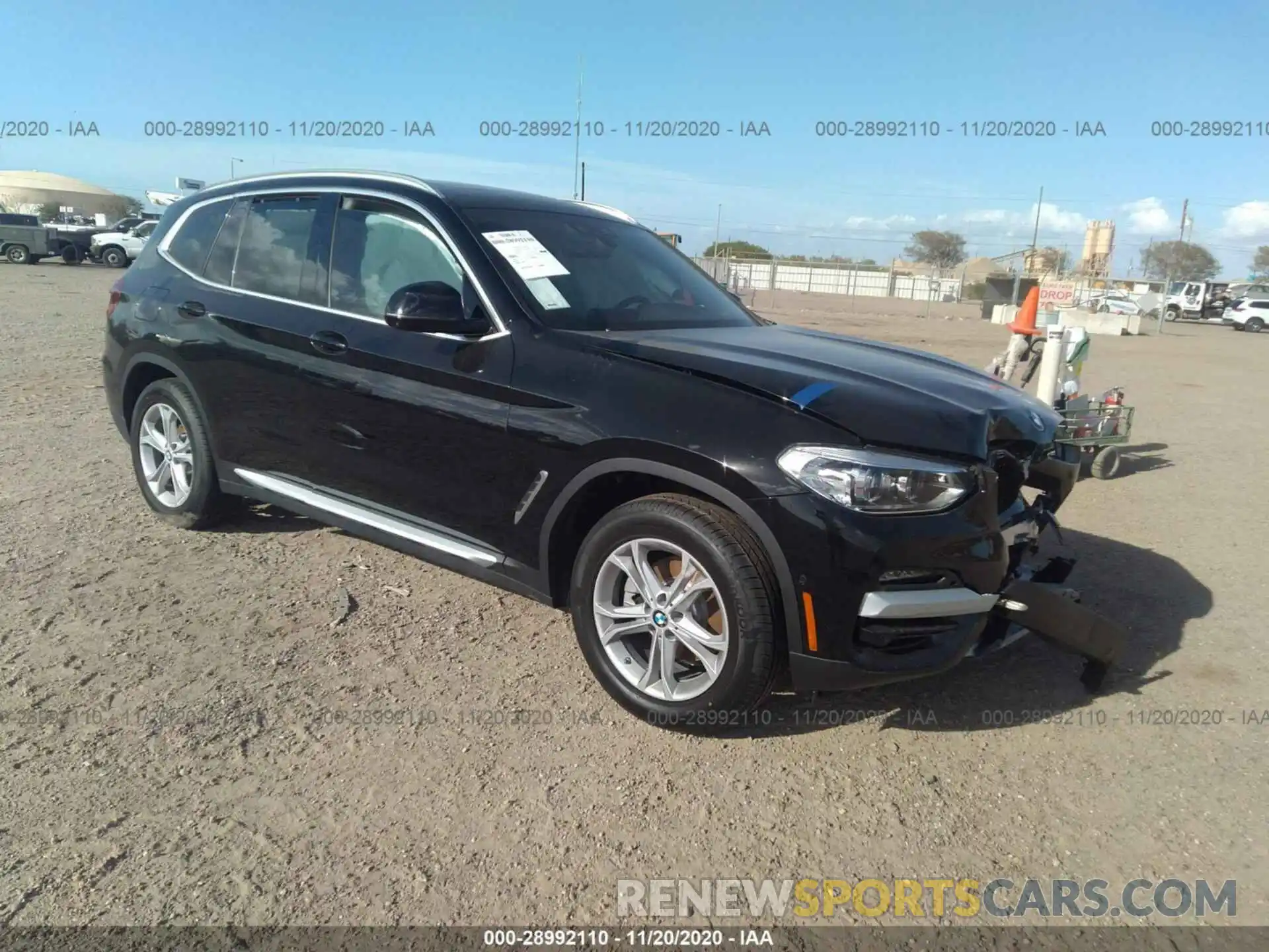 1 Фотография поврежденного автомобиля 5UXTY3C05M9E67145 BMW X3 2021